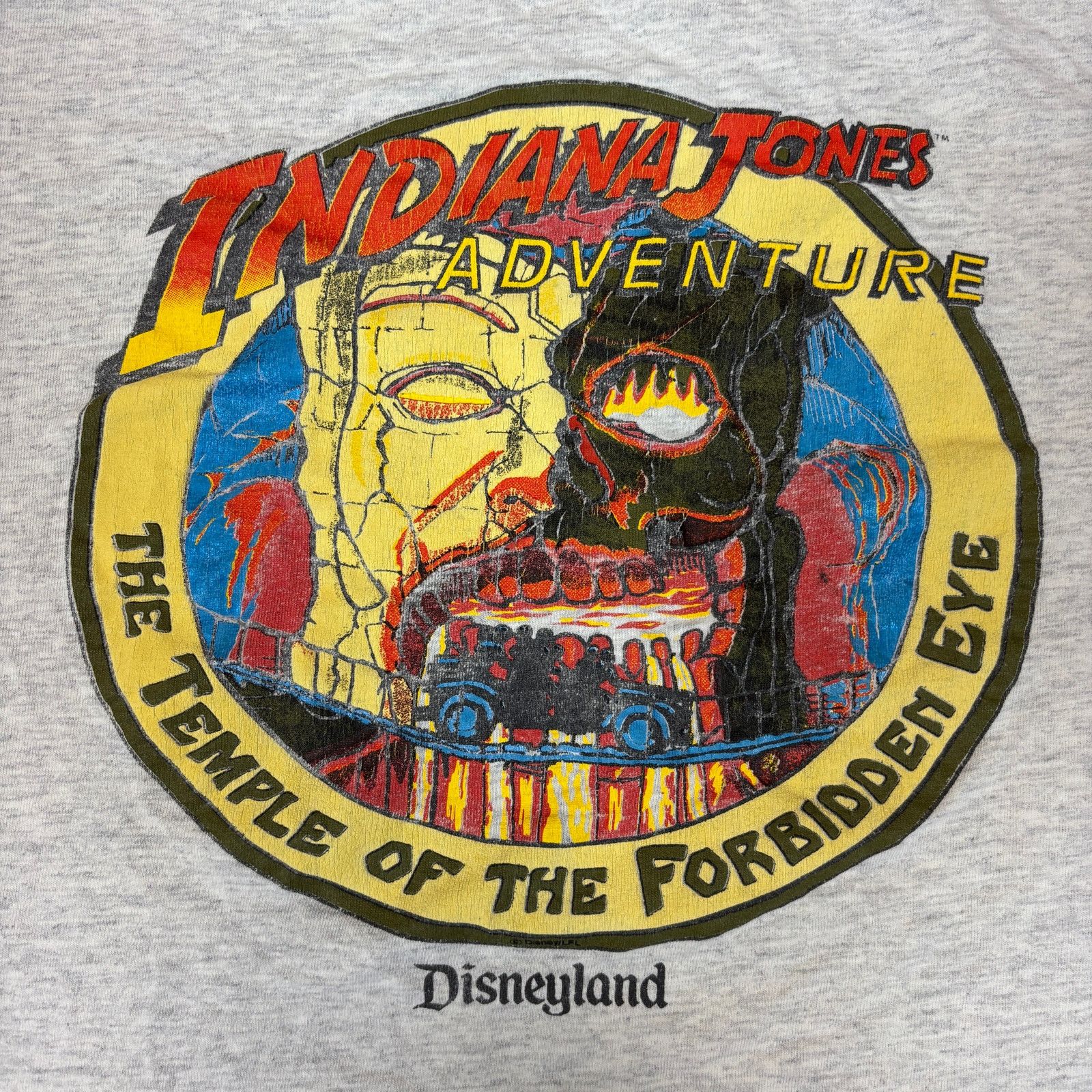 Disney × Vintage VTG 90s Indiana Jones Temple Of The Forbidden Eye Shirt L/XL Size US L / EU 52-54 / 3 - 2 Thumbnail