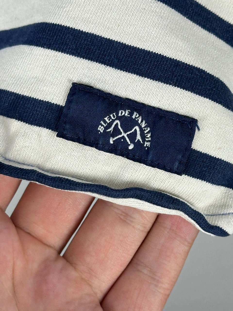 Bleu De Paname Blue De Paname Workwear Indigo Patchwork Sweatshirt Size US M / EU 48-50 / 2 - 10 Thumbnail