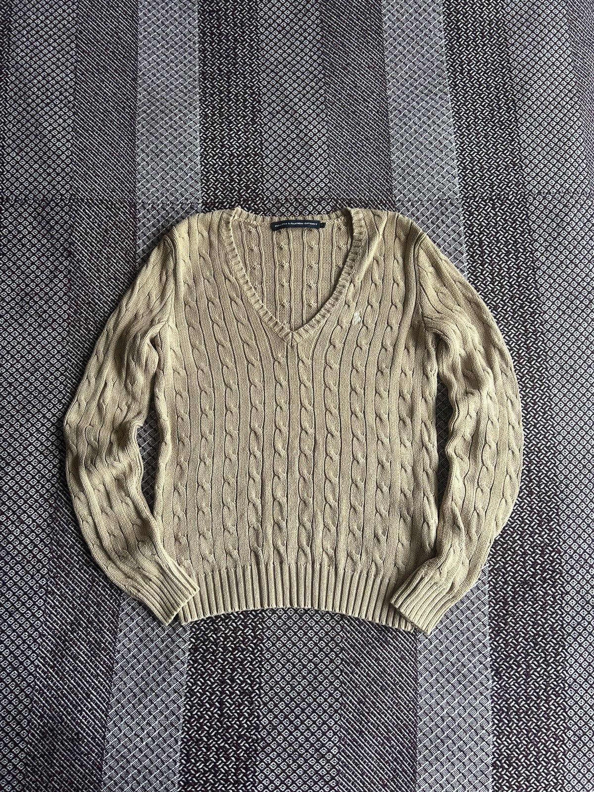 Polo Ralph Lauren Polo Ralph Lauren Sport Knitted V-Neck Sweater Solid Size M Size M / US 6-8 / IT 42-44 - 1 Thumbnail