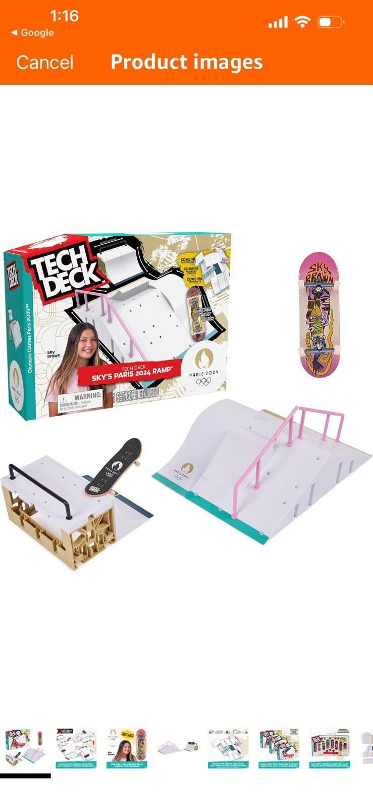 Other Tech Deck Sky Brown’s Olympic Games Paris 2024 Customizable Size ONE SIZE - 1 Thumbnail