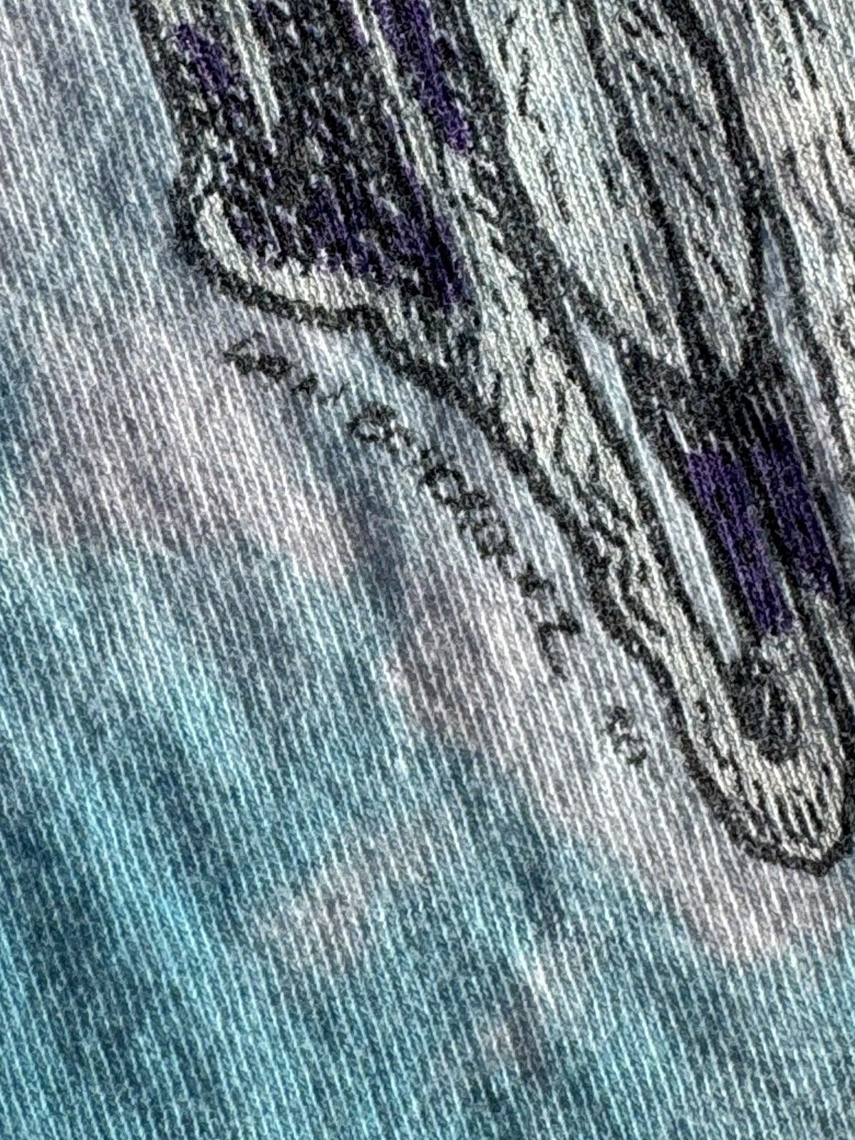 Liquid Blue 1991 Grateful Dead Liquid Blue Tee NYE Tie Dye Concert Tour Size US L / EU 52-54 / 3 - 18 Thumbnail