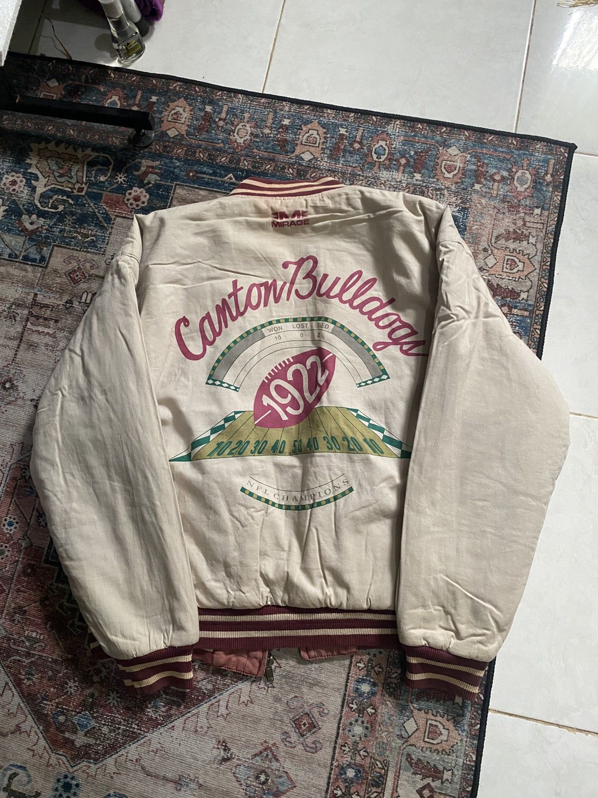 Vintage Vintage Canton Bulldogs NFL Reversible Varsity Jacket Size US M / EU 48-50 / 2 - 5 Thumbnail