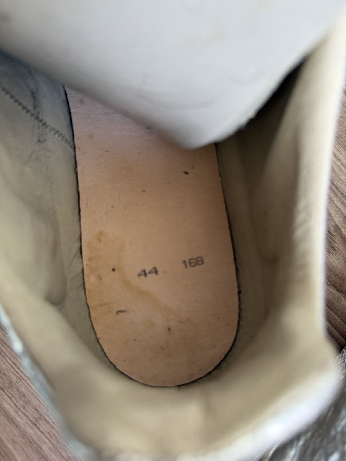 Maison Margiela crinkled metallic silver Future low Size US 11.5 / EU 44-45 - 19 Thumbnail