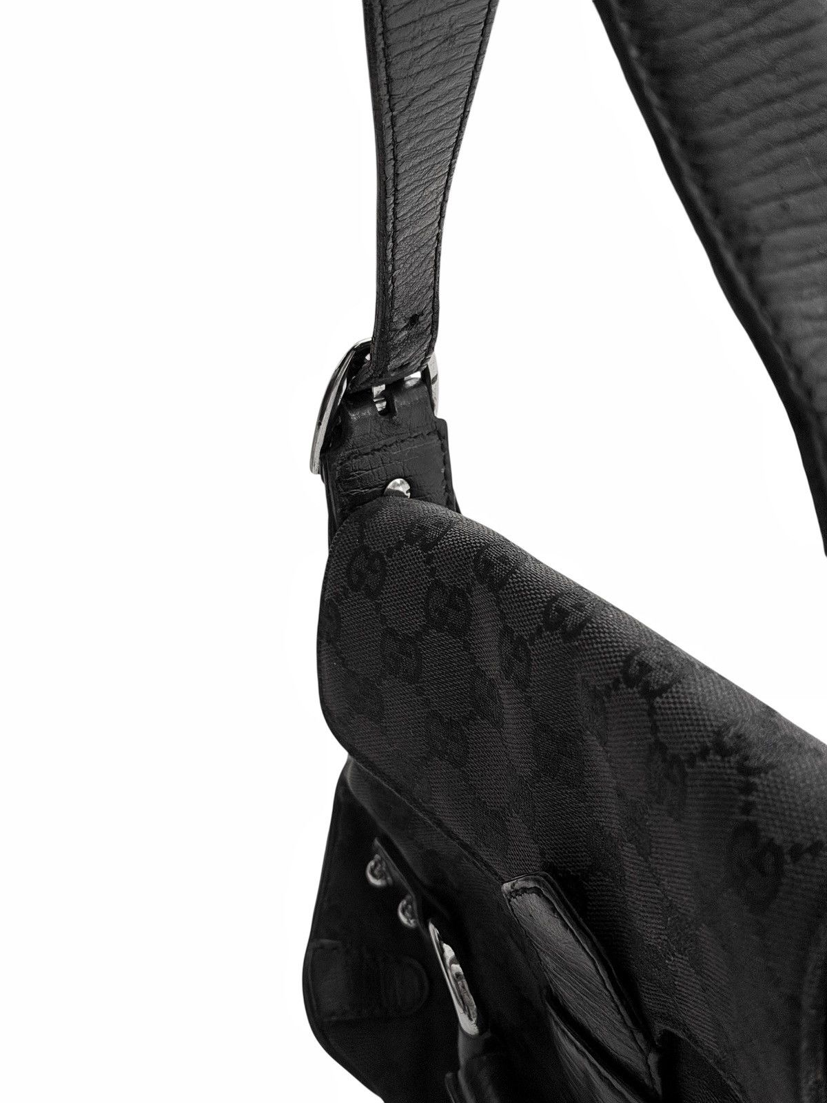 Gucci Tom Ford Horse Bit Canvas Monogram Hobo Bag Size ONE SIZE - 11 Thumbnail
