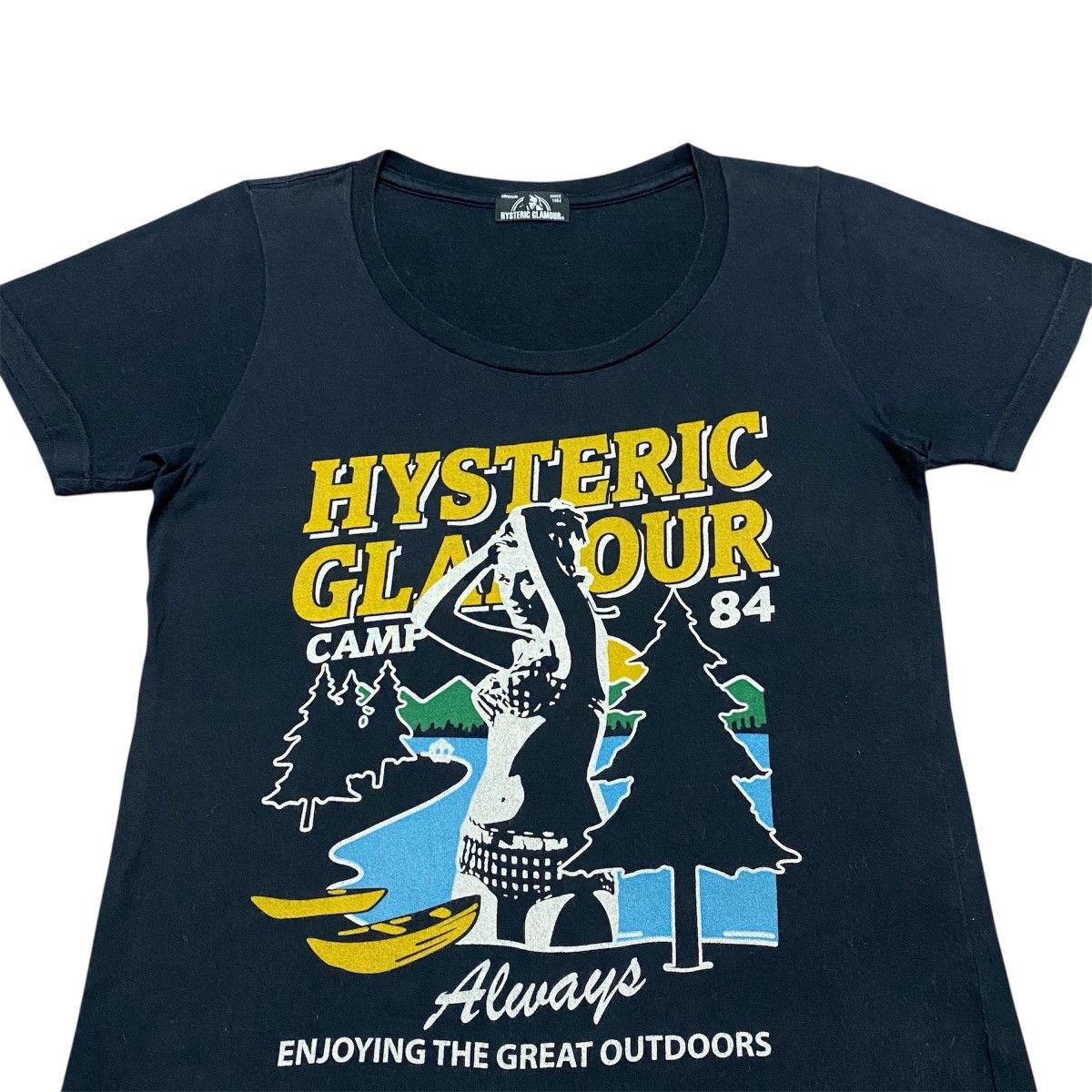 Hysteric Glamour Rare‼️🔥Hysteric Glamour Camp Outdoors T-Shirt Size XXS / US 00 / IT 34 - 3 Thumbnail