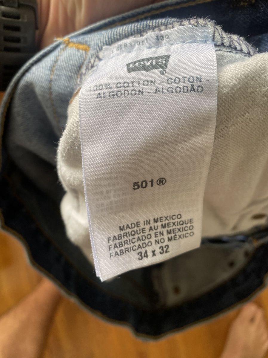 Levi's Levis 501 34x32 Size US 34 / EU 50 - 3 Thumbnail