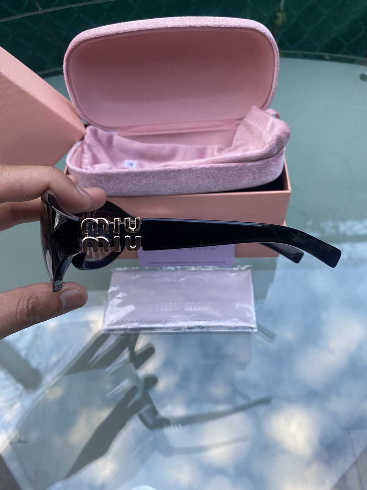 Miu Miu MIU MIU A03 Sunglasses Size ONE SIZE - 5 Thumbnail