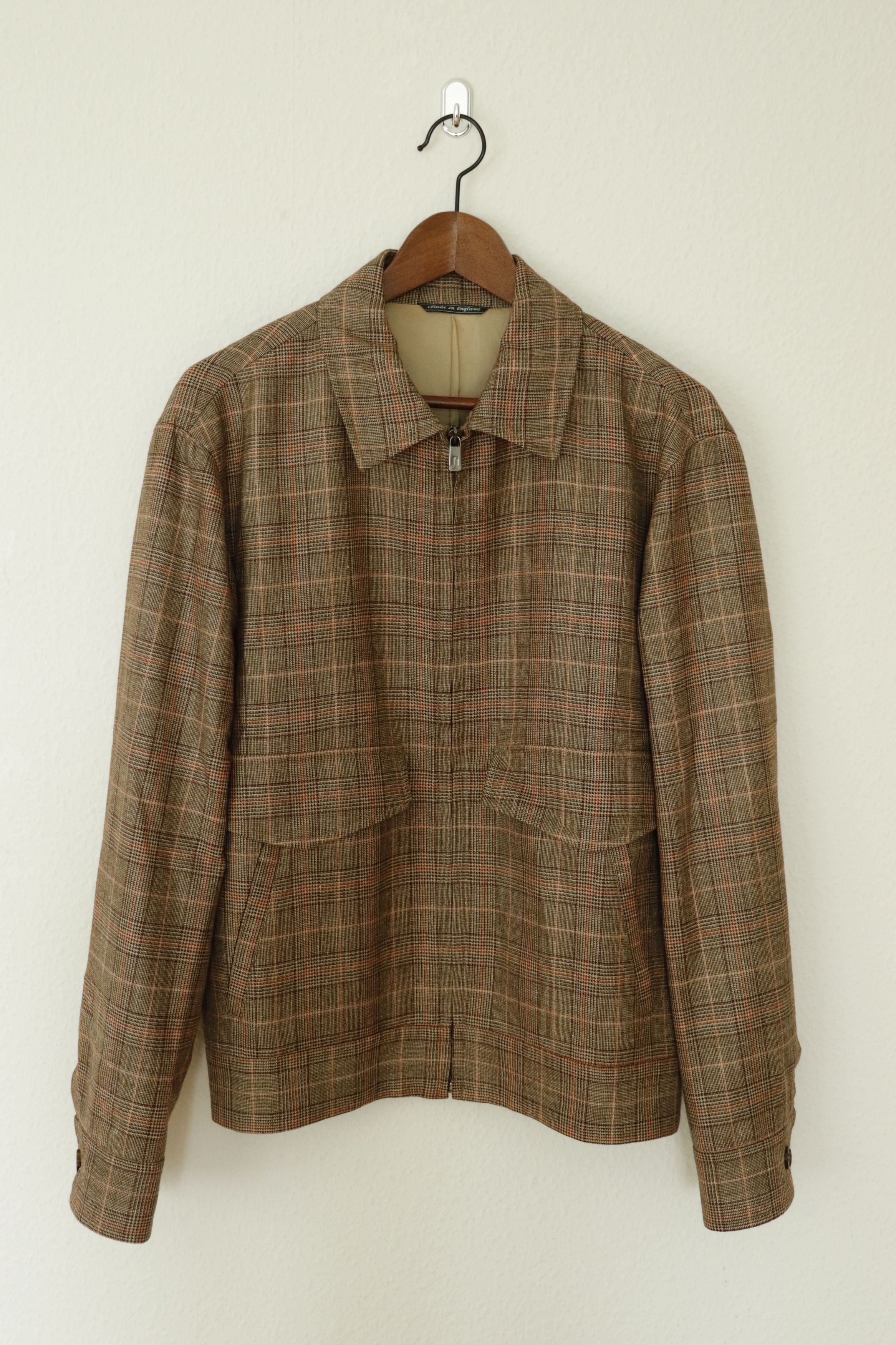Richard James Prince of Wales Check Wool and Silk Blouson Size US M / EU 48-50 / 2 - 1 Thumbnail