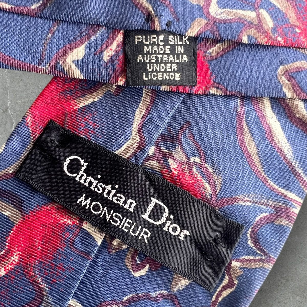Christian Dior Monsieur Lot of 3 LUXURY DESIGNERS Silk Neckties V Size ONE SIZE - 5 Thumbnail