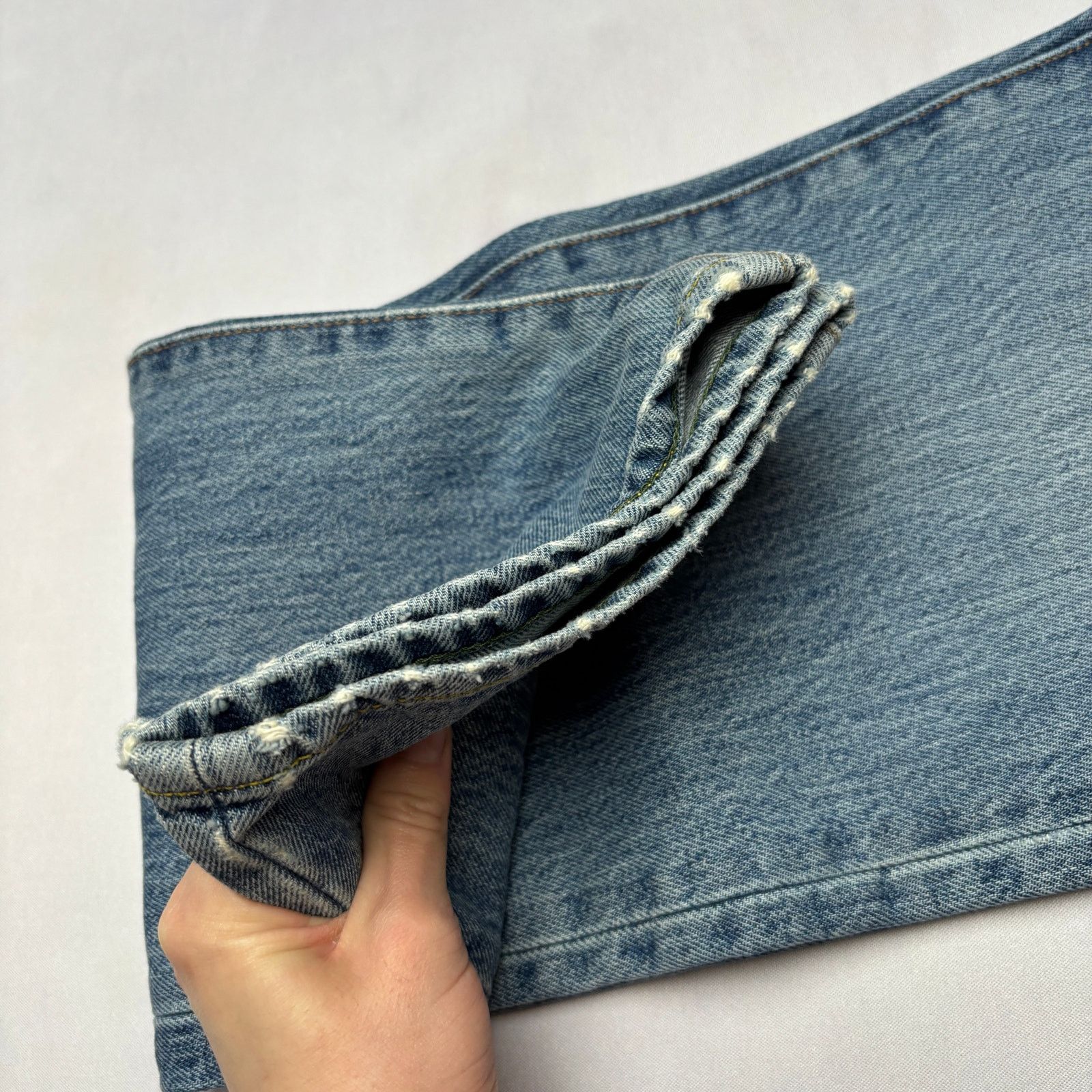 Sid Mashburn $175 Sid Mashburn Slim Straight Jeans 34x32 Made in USA Size US 34 / EU 50 - 12 Thumbnail