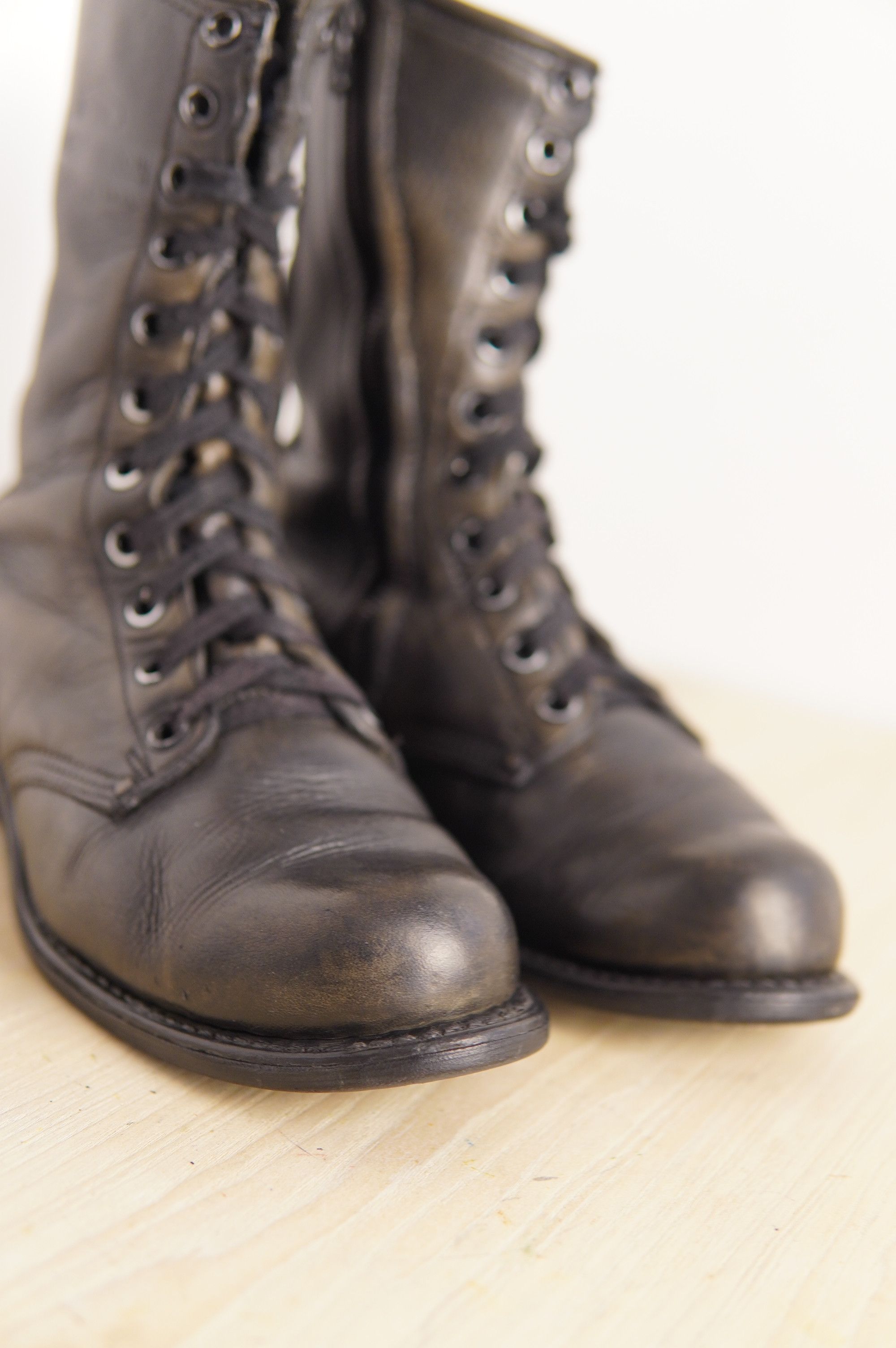 Harley Davidson 80s Harley Davidson Military Paratroopers Combat Riri Boots Size US 8.5 / EU 41-42 - 6 Thumbnail