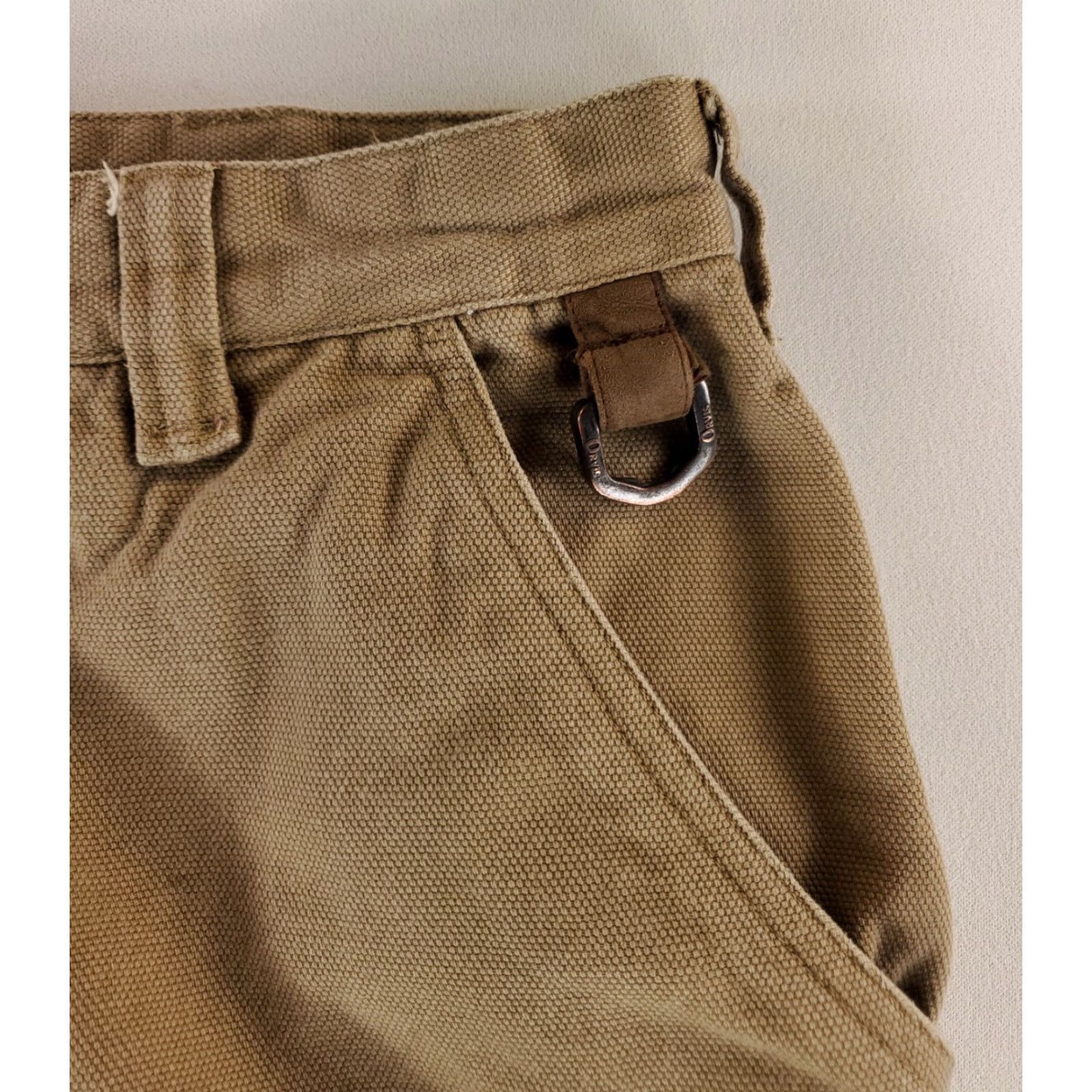 Orvis VINTAGE Orvis Pants Heavy Twill Brown Mens 33 29 Inseam 29 Casual Pants 90s Mens Brown 33x29 Size US 33 - 2 Thumbnail
