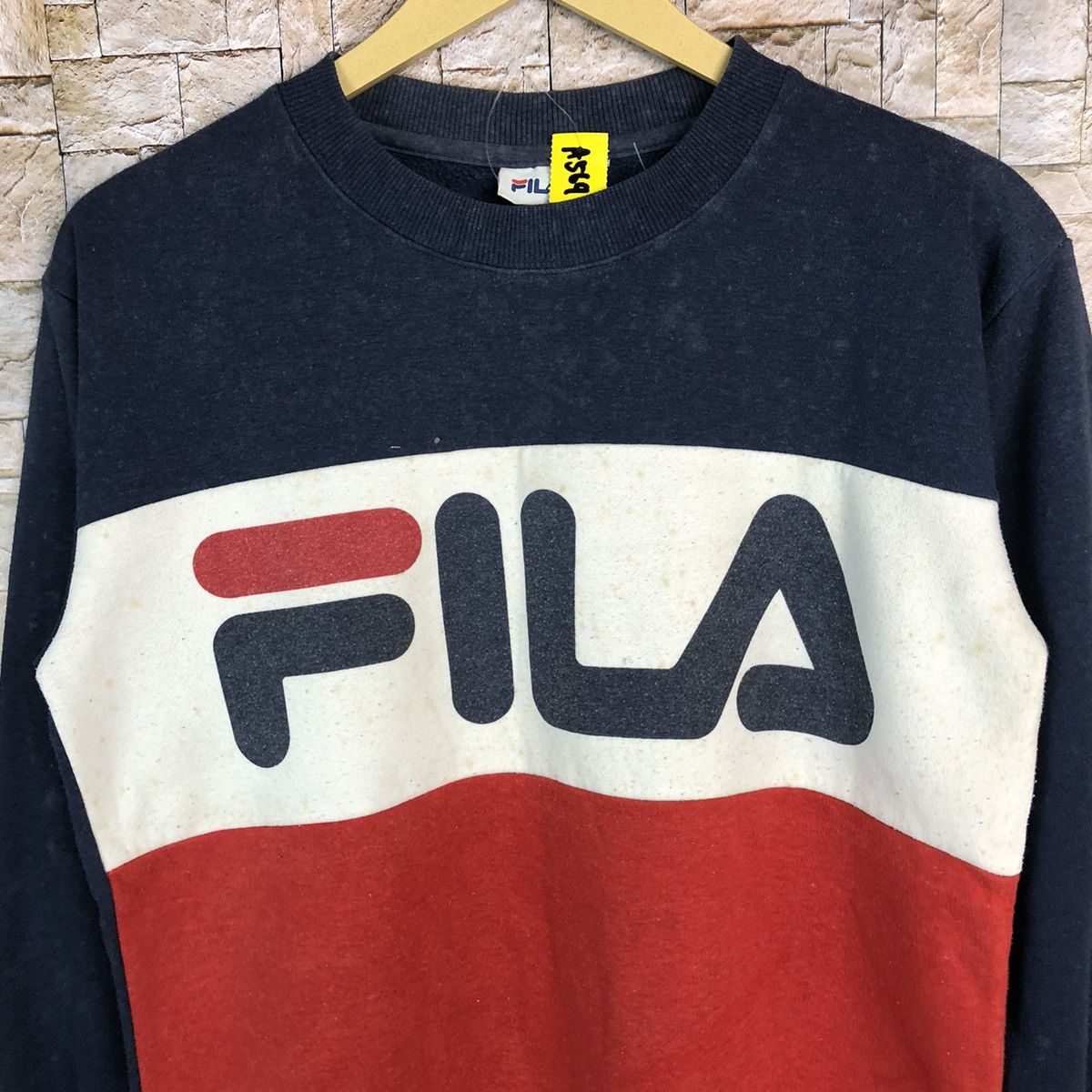 Fila Fila vintage Blue Sweatshirt #A569 Size US S / EU 44-46 / 1 - 5 Thumbnail