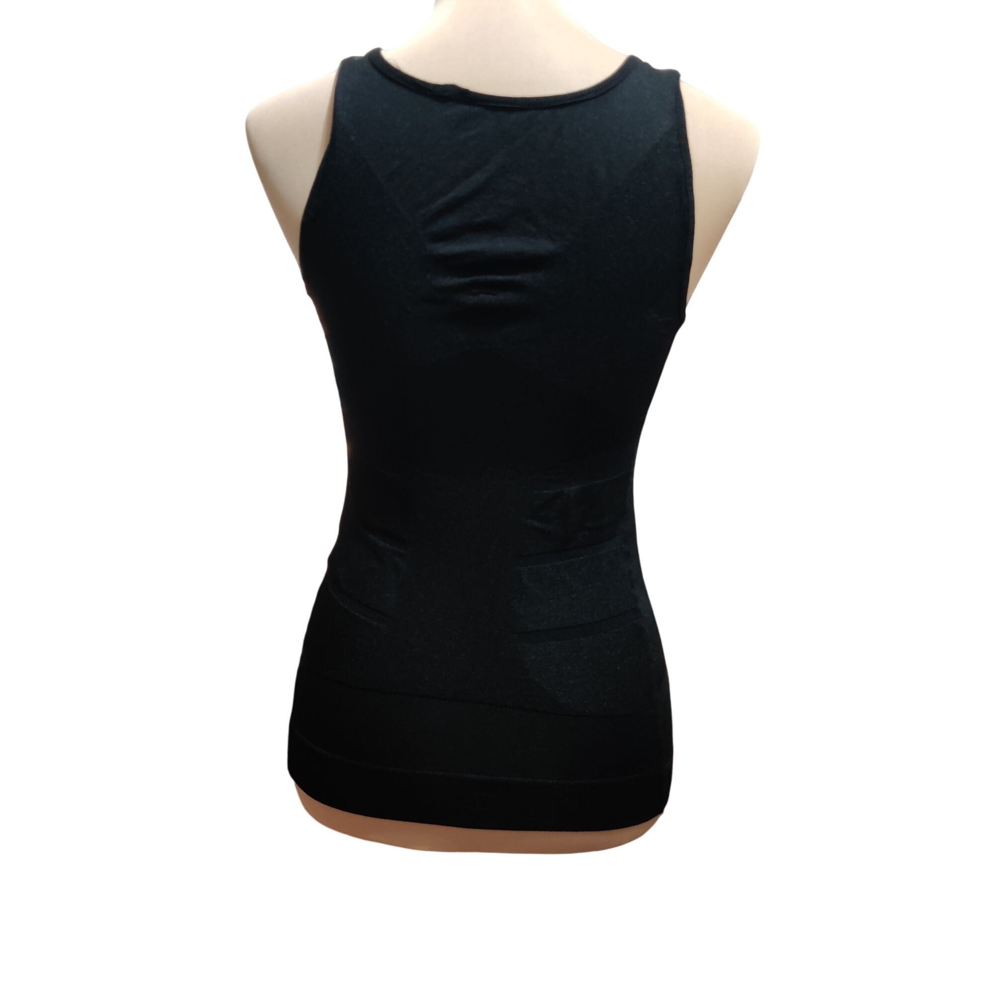 Other Black M Shaping Tank Top Moderate Compression Ribbed Control Size ONE SIZE - 2 Thumbnail