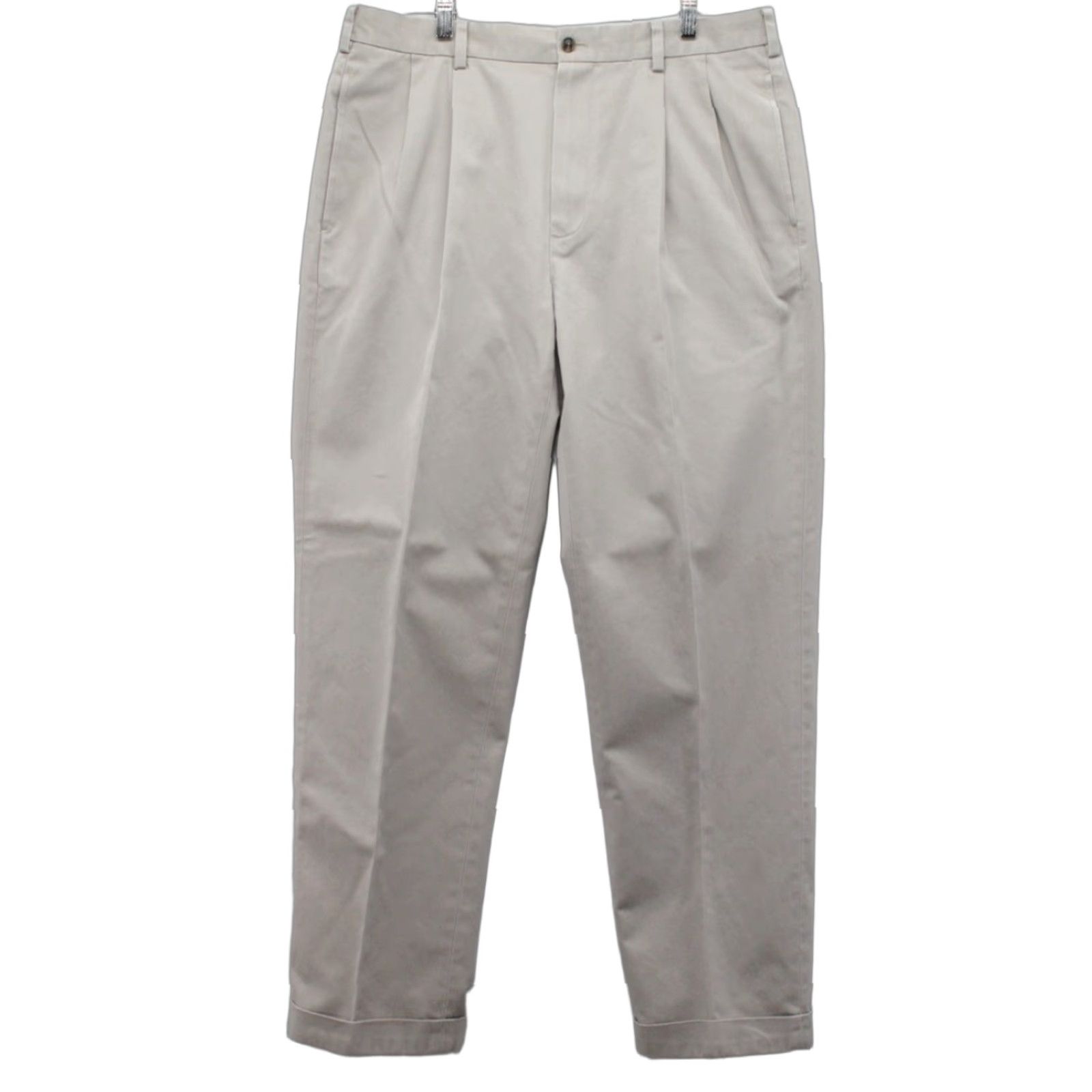 Brooks Brothers Brook Brothers Pants Mens 36X32 Chino Elliot Beige Pleated Front Cuffed Regular Fit Shirt? Size US 36 / EU 52 - 1 Thumbnail