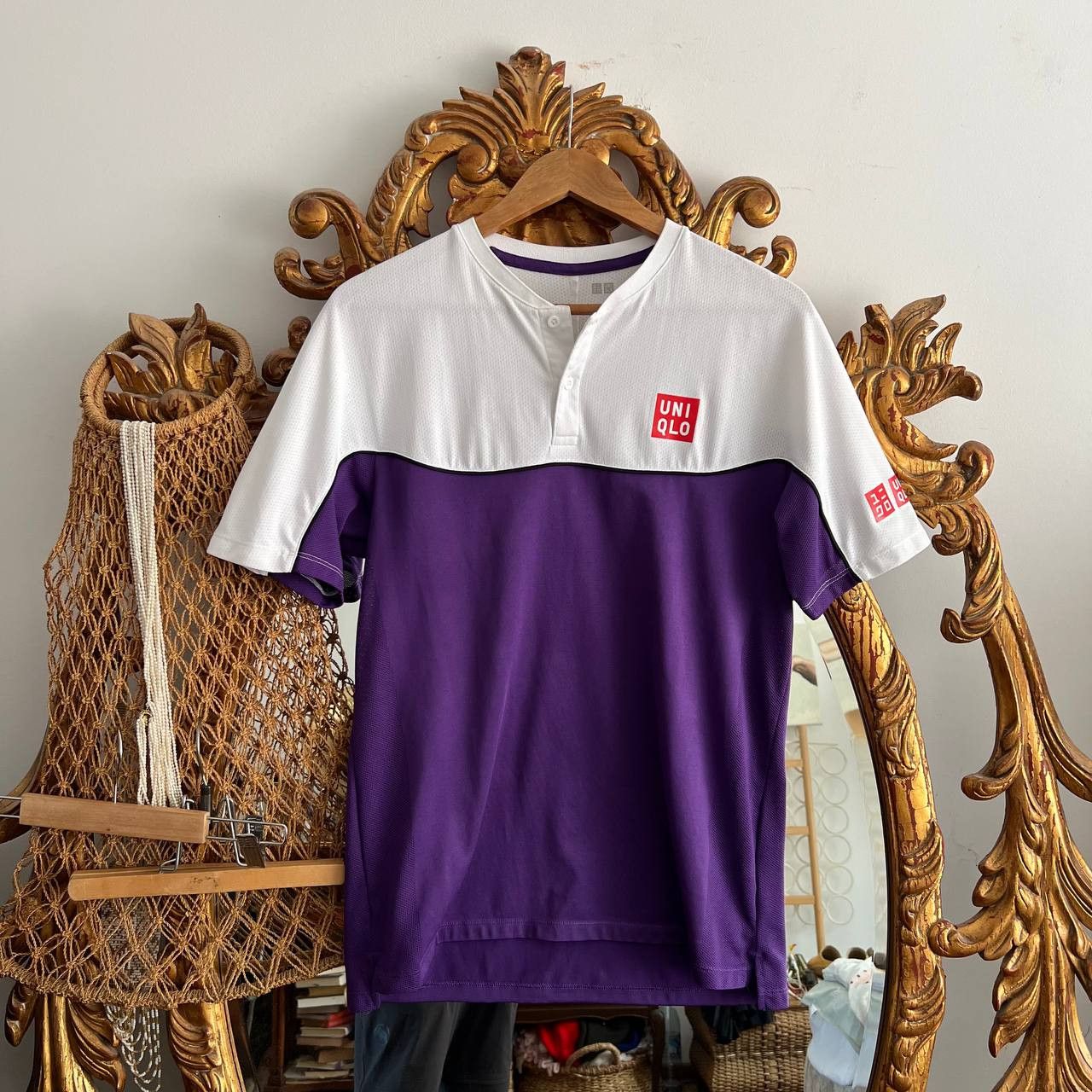 Uniqlo Uniqlo Roger Federer RF Shirt Jersey Sz M Size US M / EU 48-50 / 2 - 1 Thumbnail