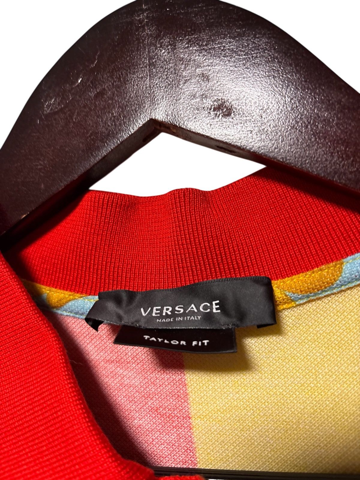 Versace Versace Tailor Fit Multicolor Polo Shier Mens Size Small Size US S / EU 44-46 / 1 - 4 Thumbnail