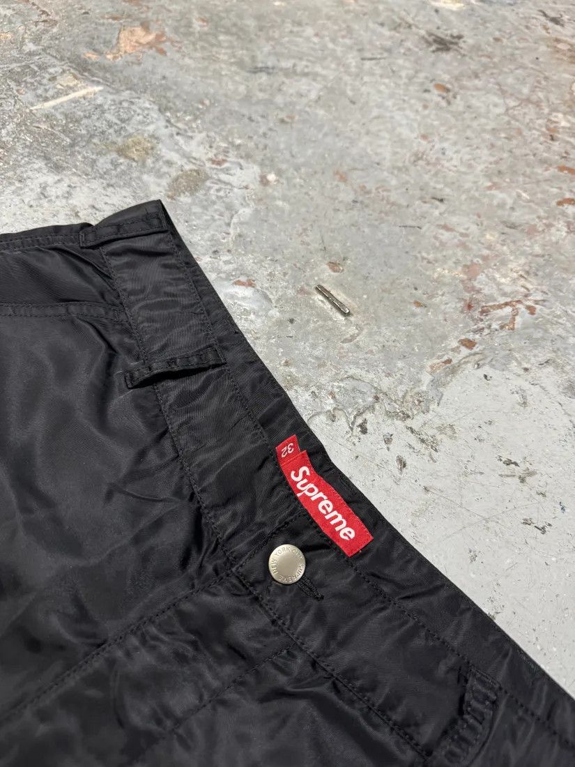 Supreme × Vintage Supreme Black Nylon Cargo Large Pants Size US 33 - 8 Thumbnail