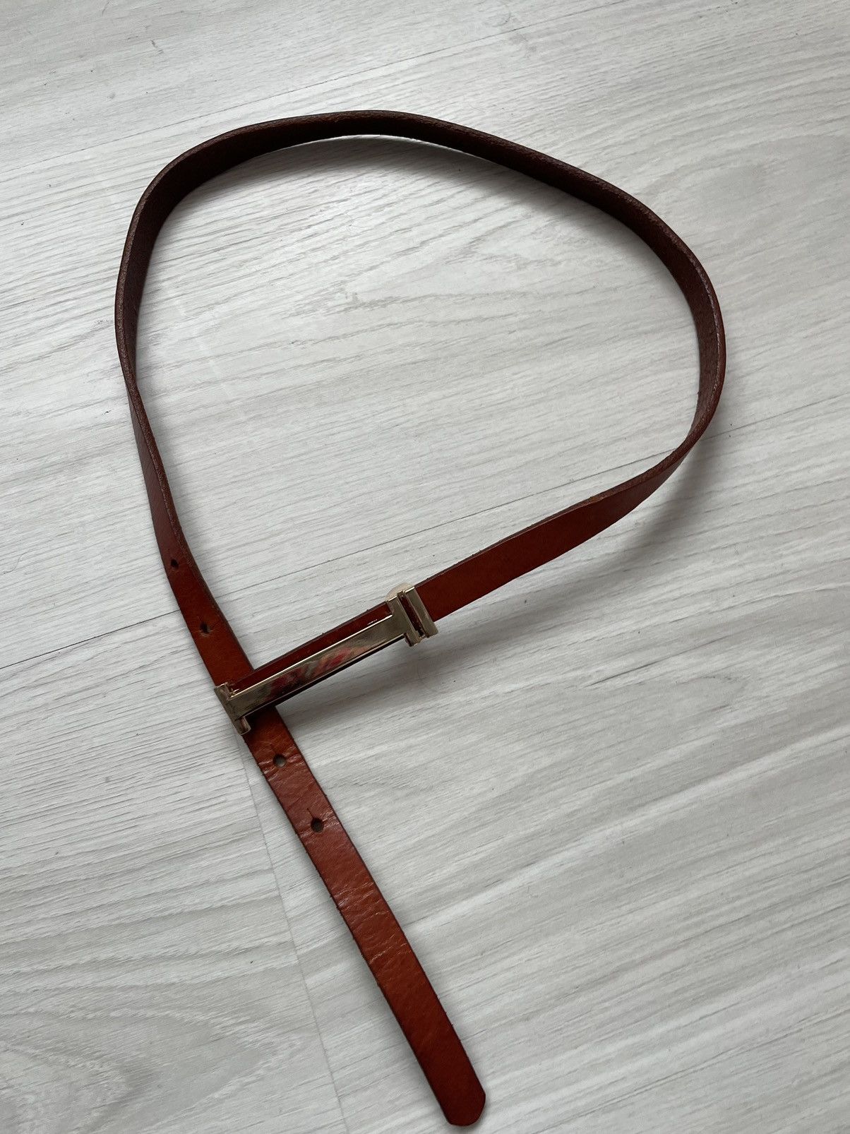 Vintage Vintage leather belt Size ONE SIZE - 7 Thumbnail