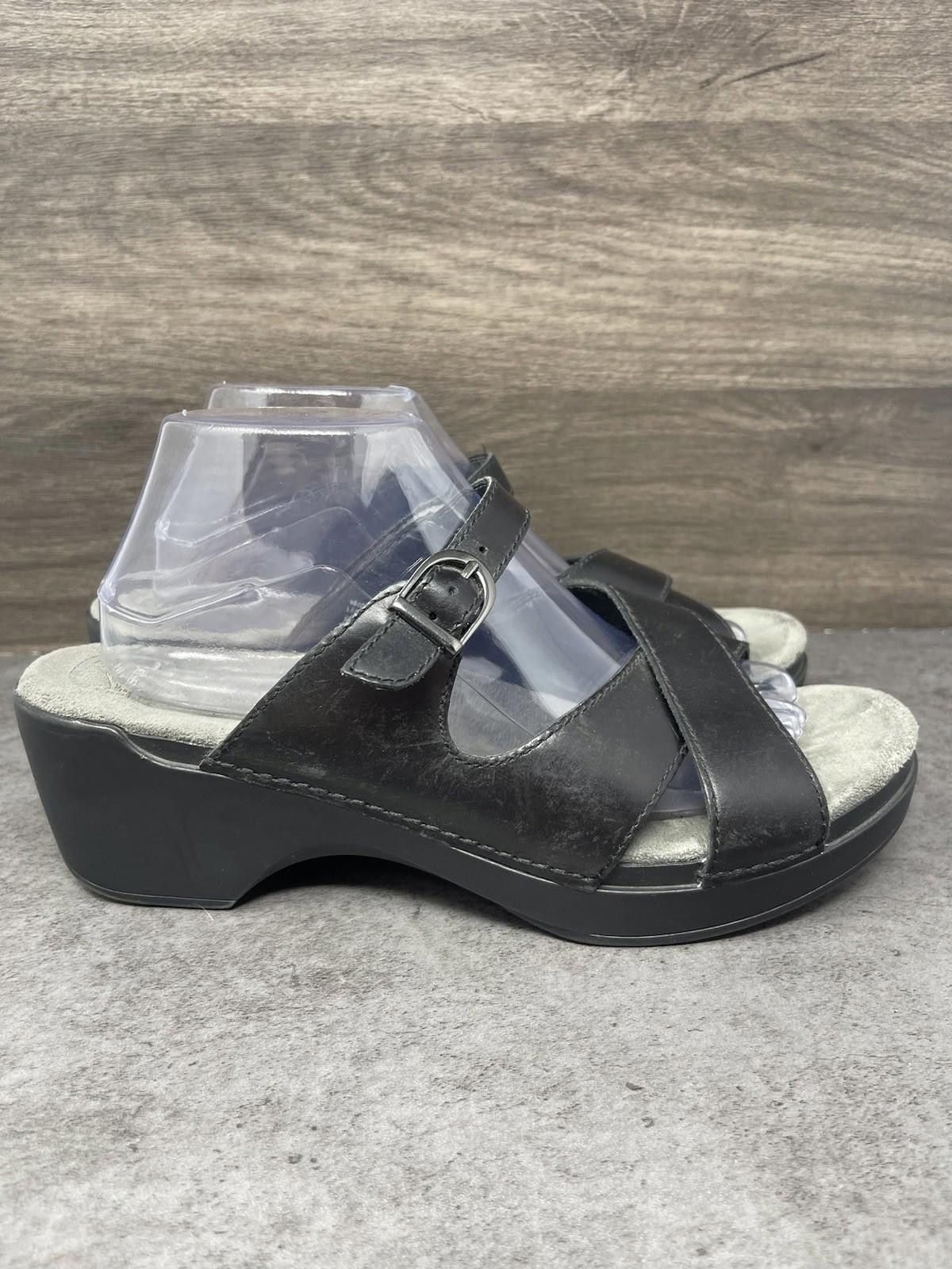 Dansko Dansko Sela Shoes Womens Size 11 (42) Black Sandals Size US 11 / IT 41 - 5 Thumbnail