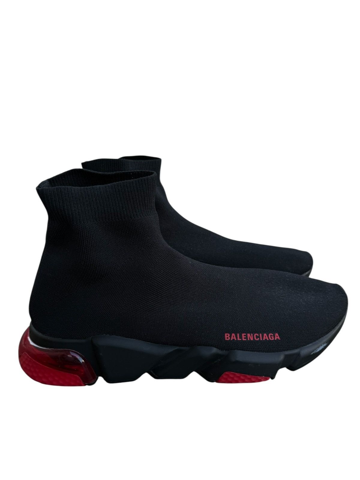Balenciaga Balenciaga black and red sock runners Size US 13 / EU 46 - 3 Thumbnail