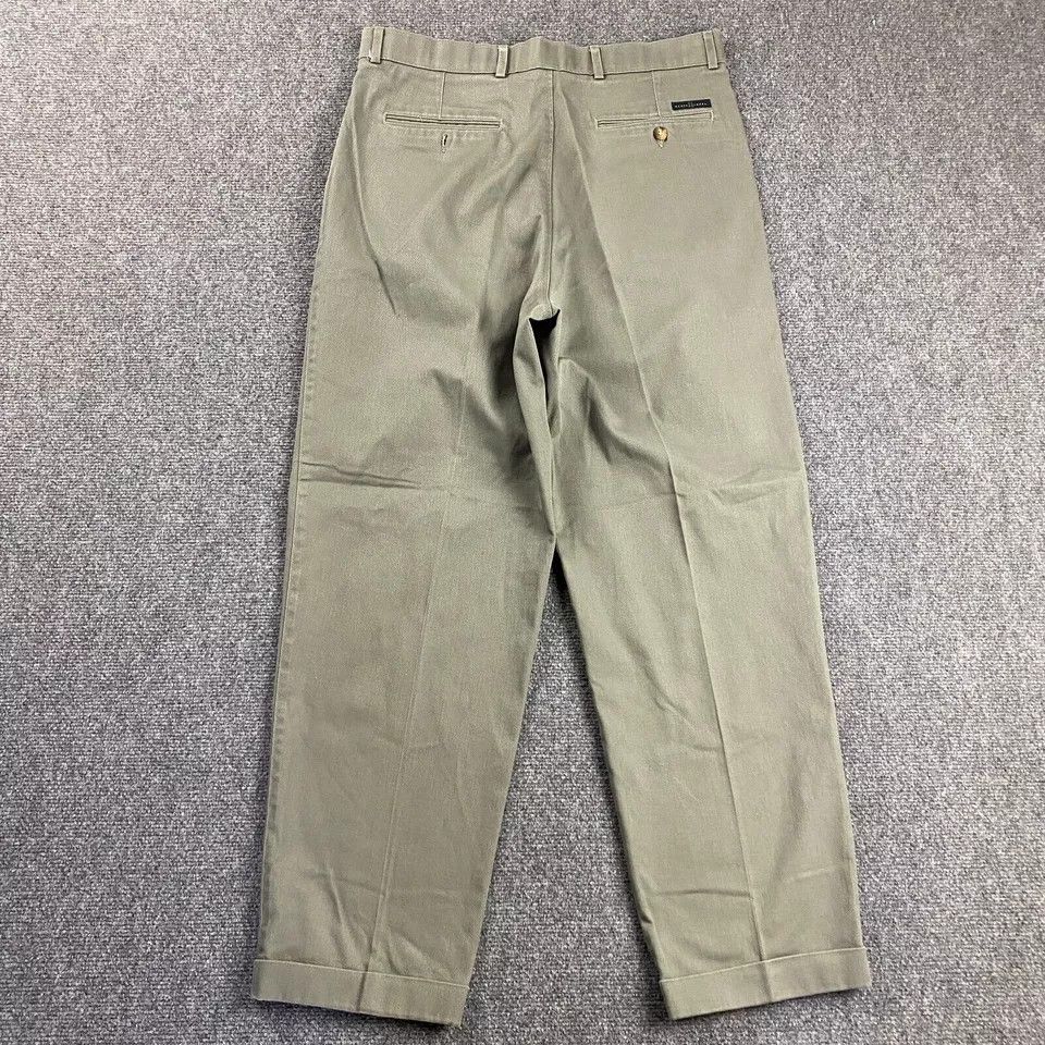 Haggar × Vintage Haggar Pants Men's 34x29 Gray Black Label Vintage Size US 34 / EU 50 - 6 Thumbnail