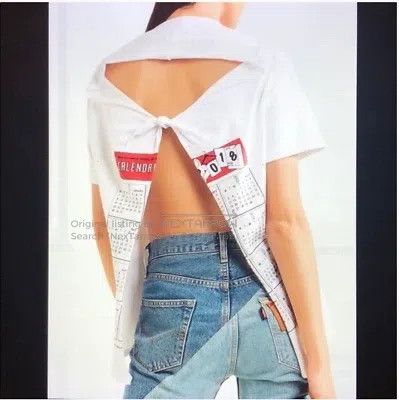 Vetements Vetements Backless Calendar T-Shirt Size US S / EU 44-46 / 1 - 3 Thumbnail
