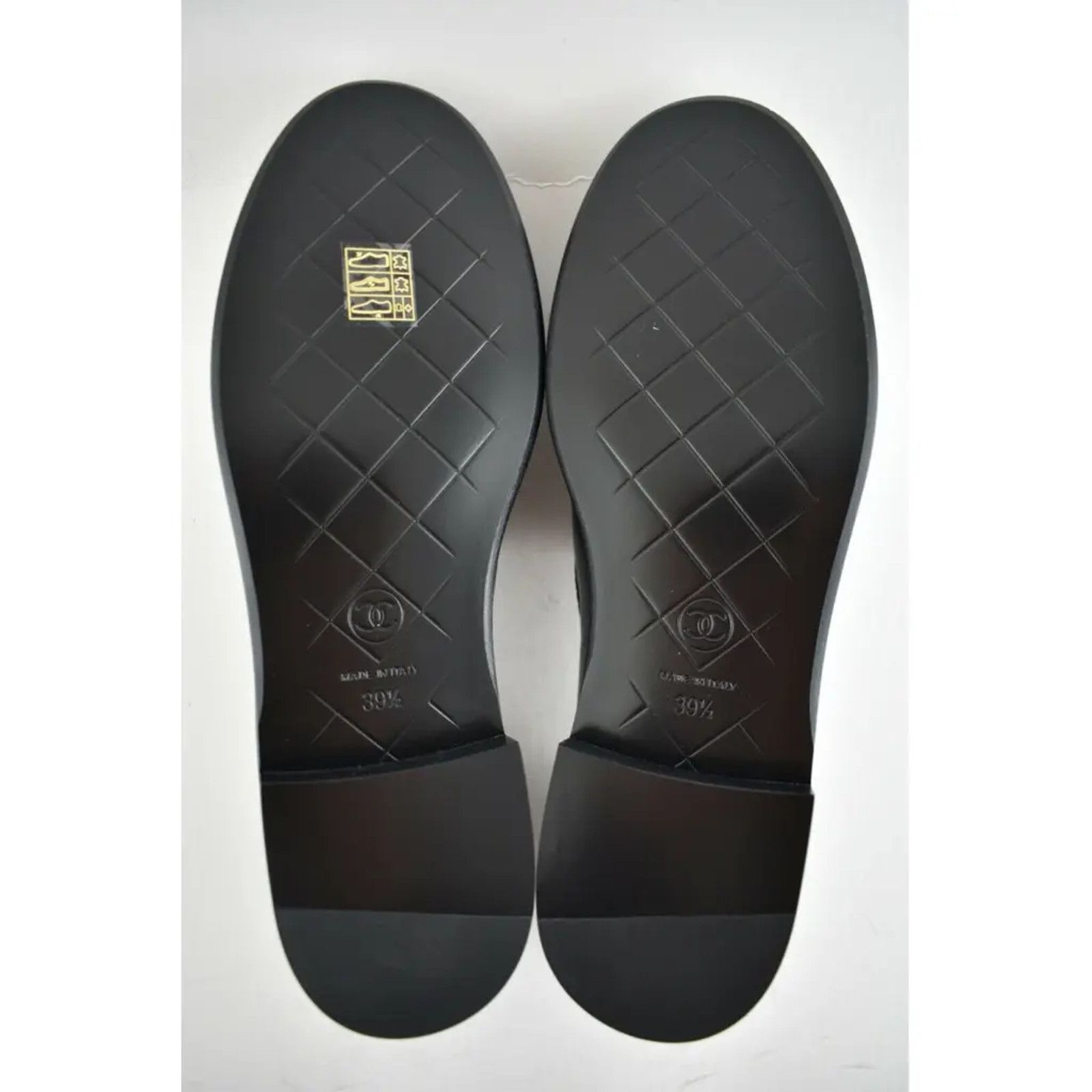 Chanel Chanel Flap Turnlock CC Logo Mule Slip On Flat Loafer 39.5 Size US 9.5 / IT 39.5 - 12 Thumbnail