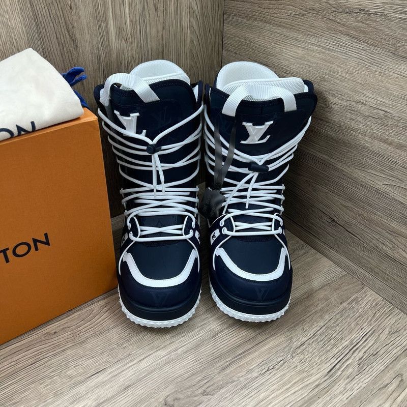 Louis Vuitton Louis Vuitton Blue Trainer Snow Boots for Men -2508 Size US 7.5 / EU 40-41 - 7 Thumbnail