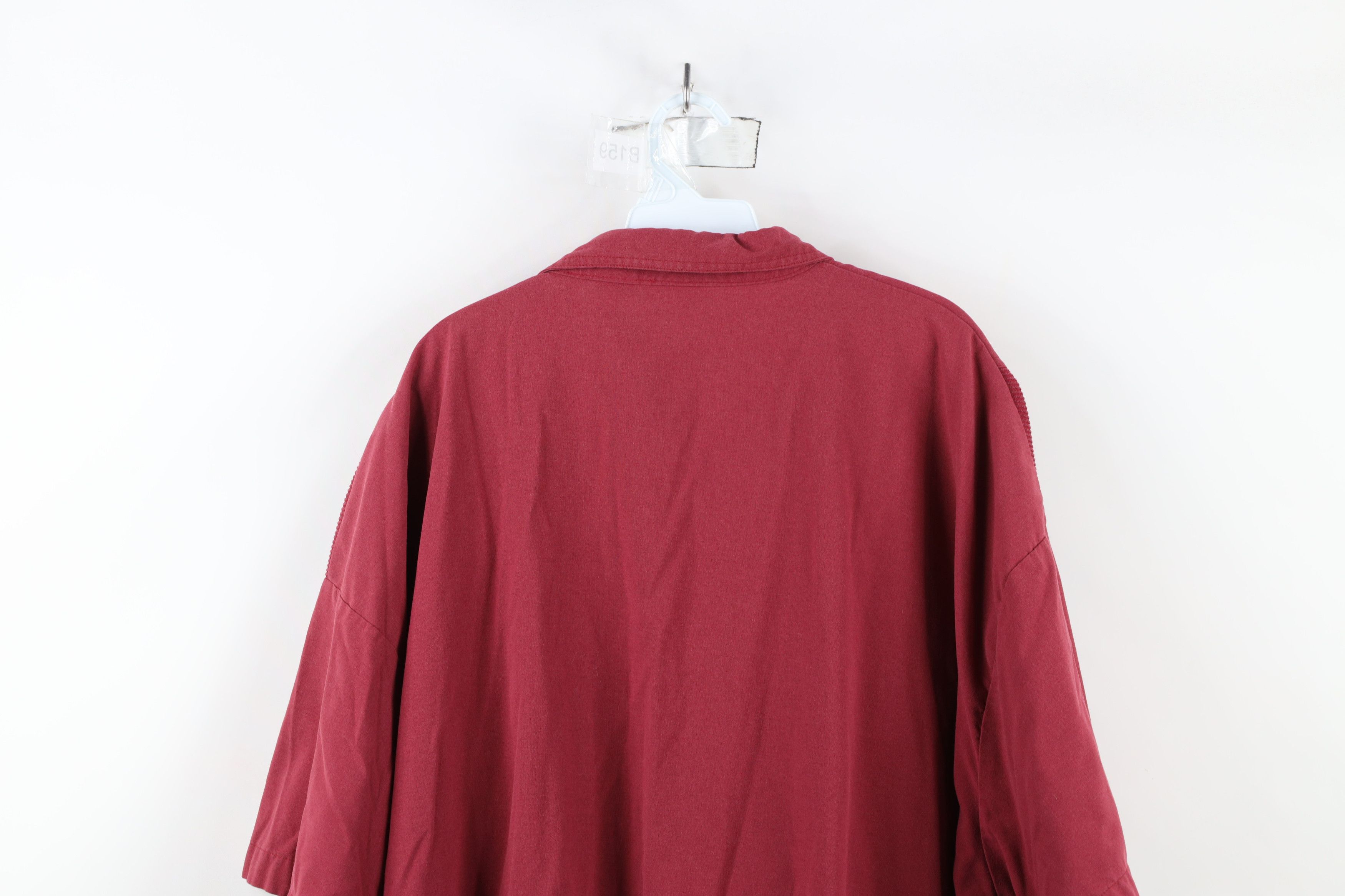 Vintage Vintage 90s Streetwear Pullover Polo Shirt Mafia Mob Red Size US XXL / EU 58 / 5 - 11 Thumbnail