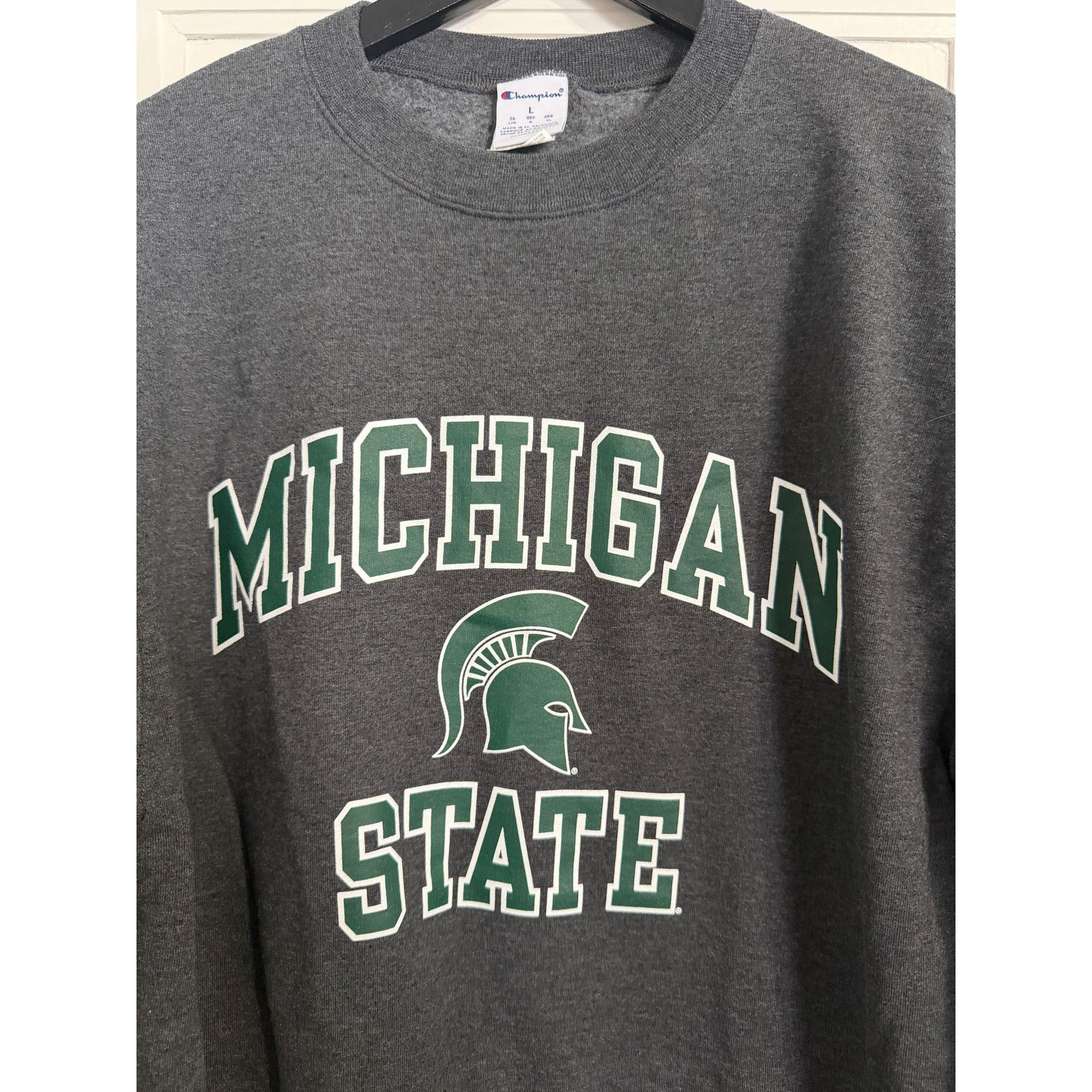 Champion Michigan State Spartans Crewneck Sweatshirt Size Large Size US L / EU 52-54 / 3 - 2 Thumbnail