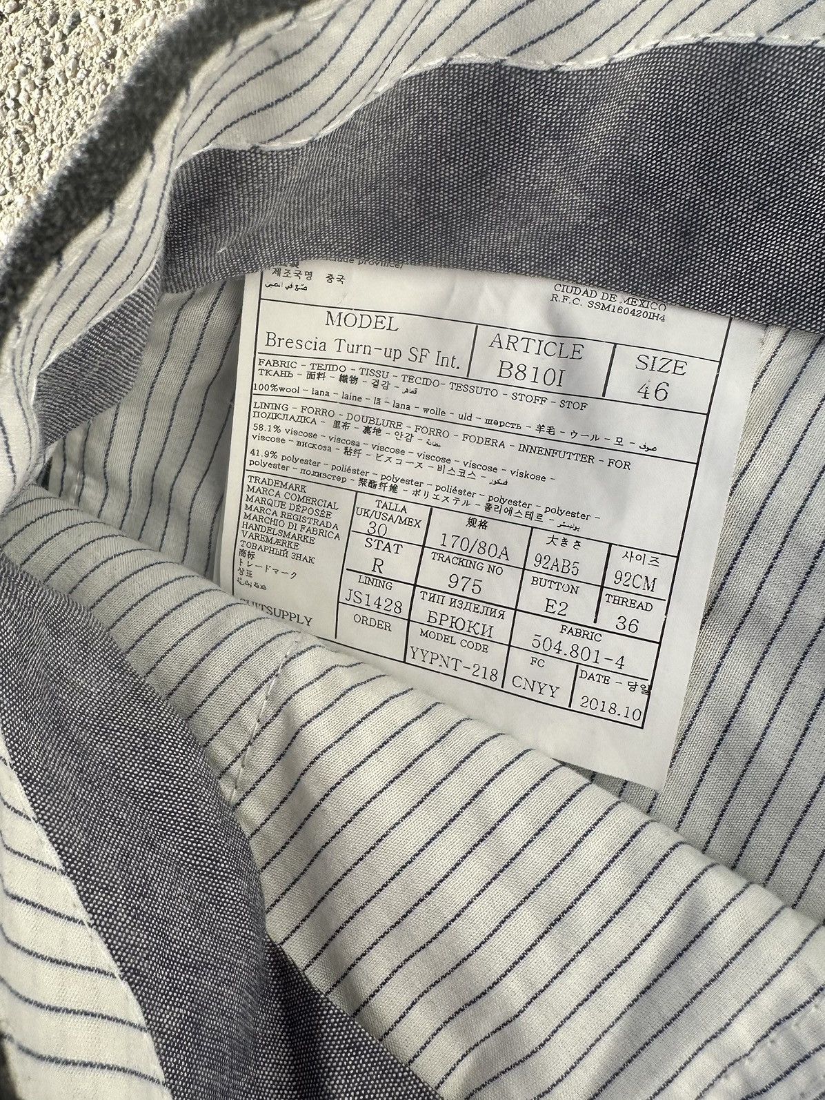 Suitsupply Suit Supply Wool Dress Pants Size US 30 / EU 46 - 5 Thumbnail
