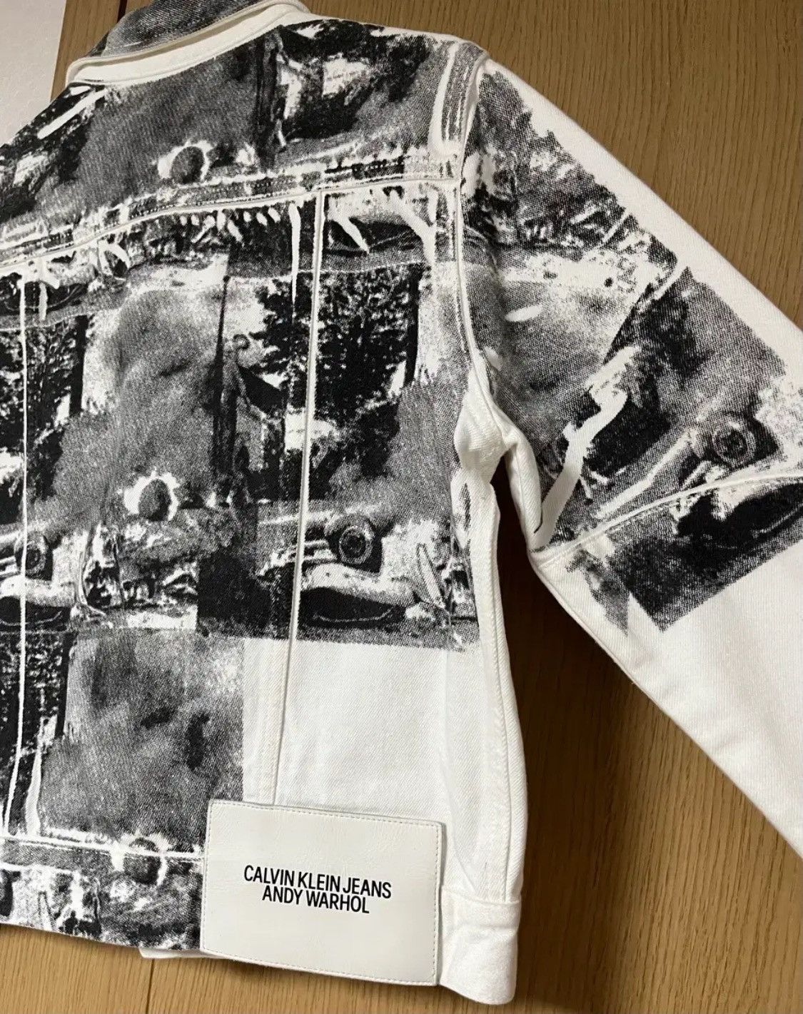 Raf Simons Raf Simons Calvin Klein x And Warhol White Denim Jcket Size US S / EU 44-46 / 1 - 4 Thumbnail