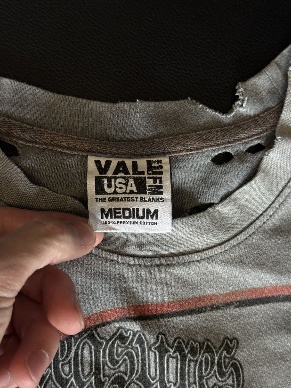 Vale Vale Valley Black Tee Shirt Size M (NEW) Size US M / EU 48-50 / 2 - 7 Thumbnail