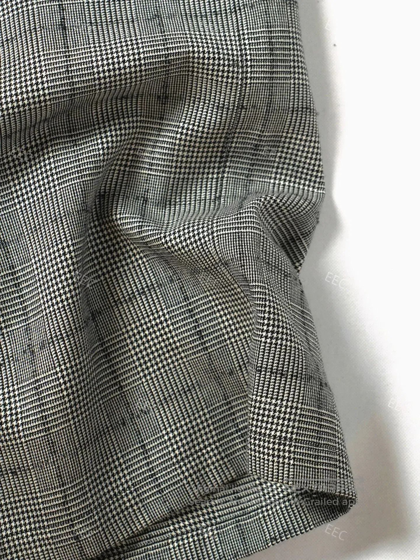 CDG by Comme des Garcons Gray Checkered Wool Wide. Size 26" / US 2 / IT 38 - 8 Thumbnail