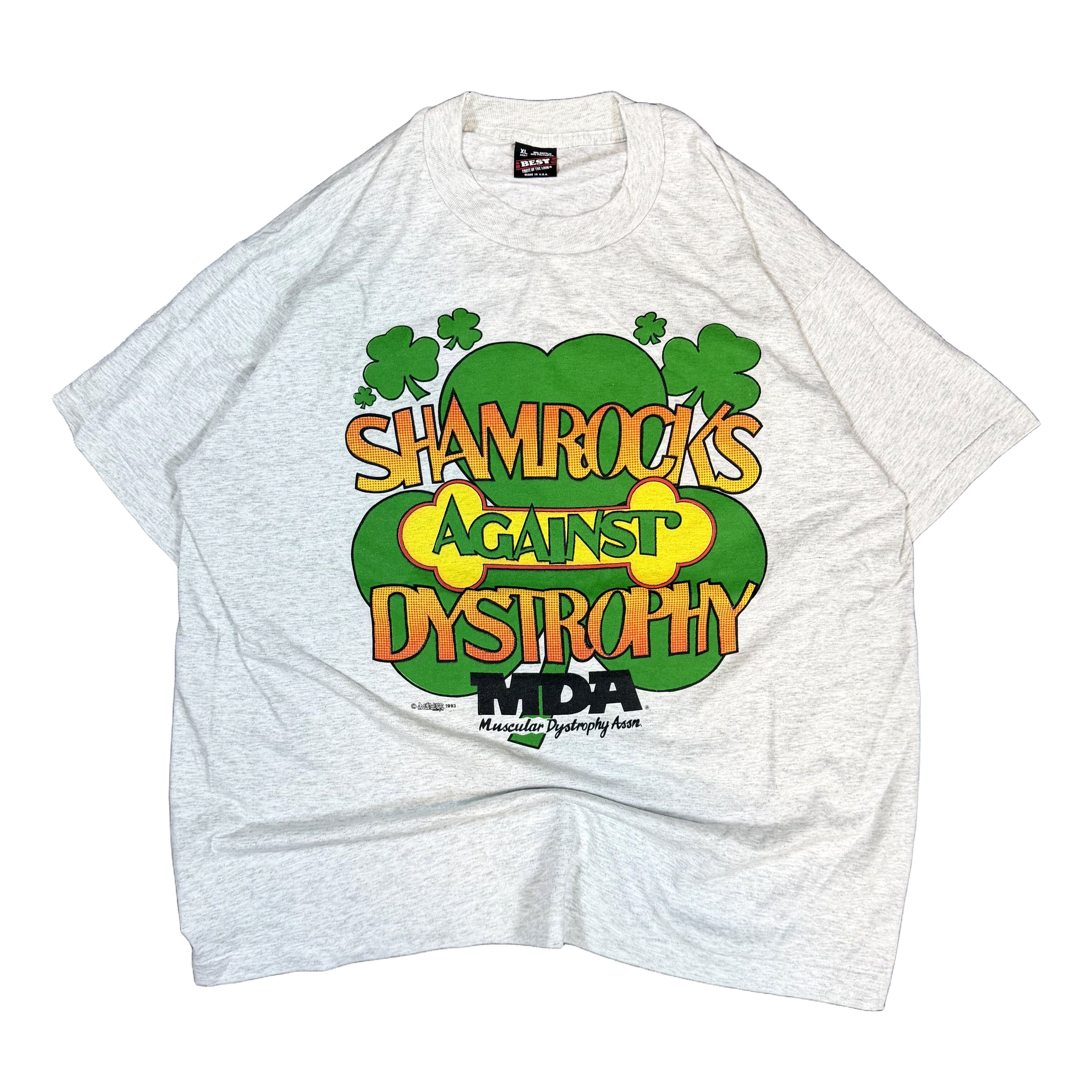 Vintage Vintage Single Stitch Shamrocks 1993 Tee Shirt XL Size US XL / EU 56 / 4 - 1 Thumbnail