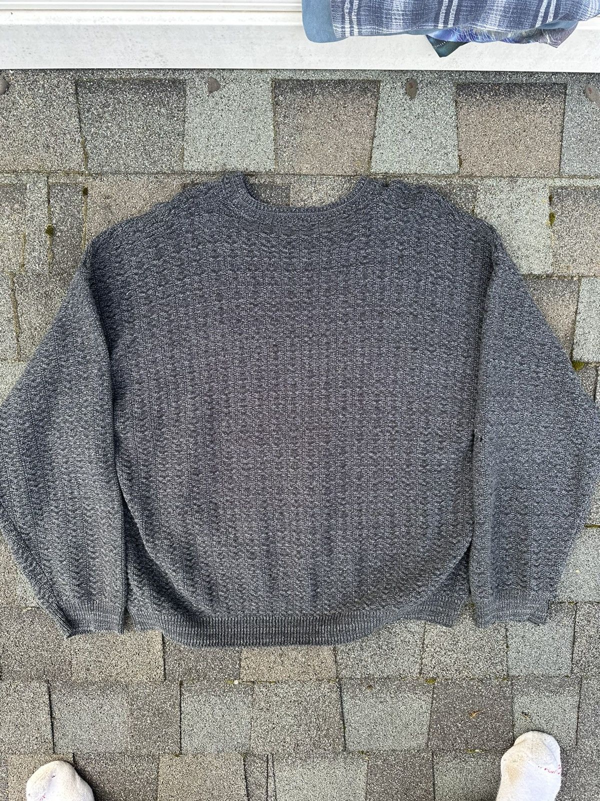 Vintage Vintage Black Sweater Size US L / EU 52-54 / 3 - 2 Thumbnail