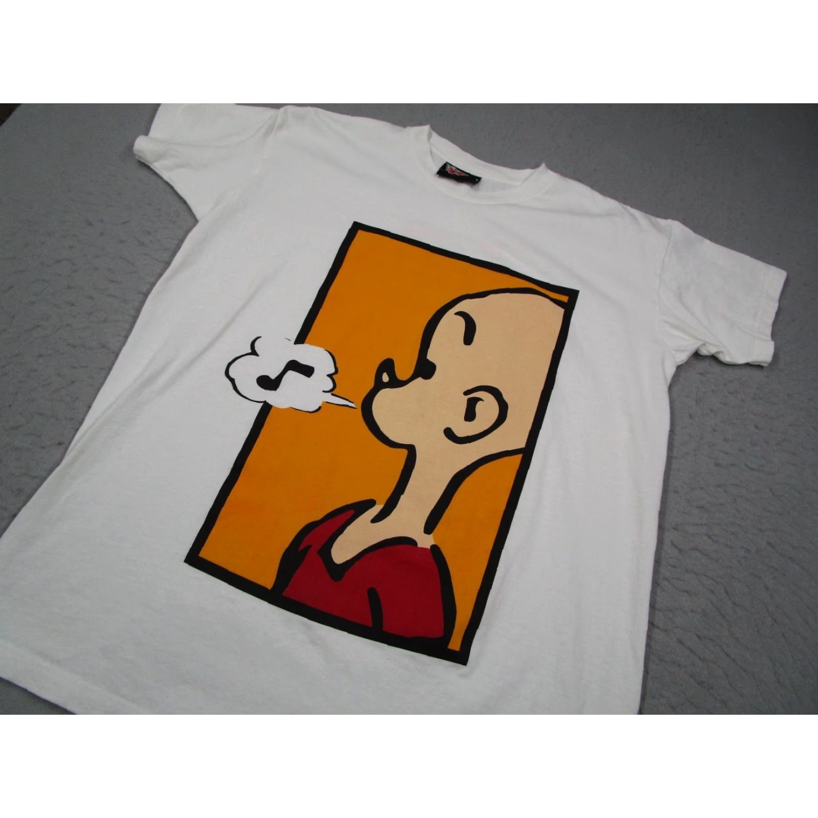 Vintage VINTAGE Scene Not Herd Shirt Mens Medium White Popeye Single Stitch 90s Shirt Mens White Popeye 90s Scene Not Herd Size US M / EU 48-50 / 2 - 2 Thumbnail