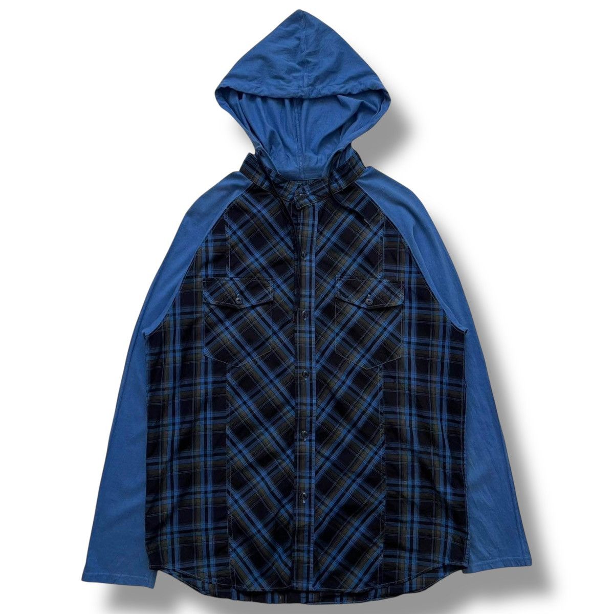 Final Home Final Home Plaid Outdoor Button Up Windbreaker Jacket Size US M / EU 48-50 / 2 - 1 Thumbnail