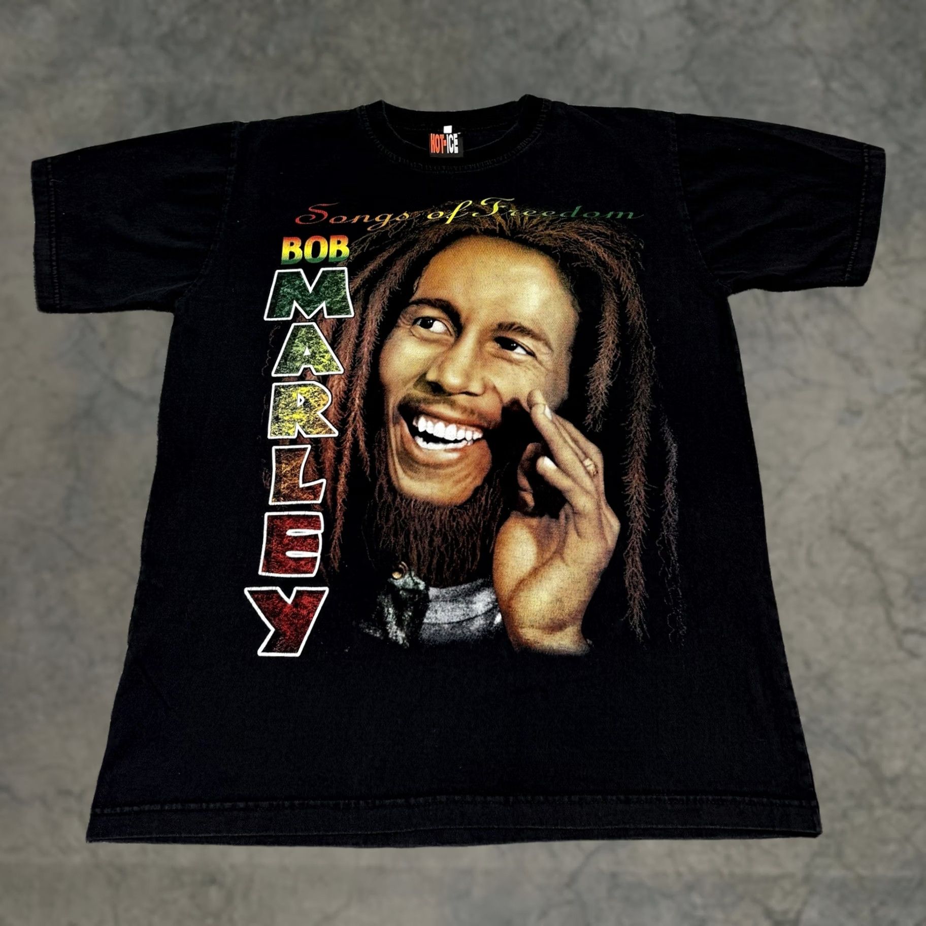 Bob Marley × Vintage Vintage bootleg rare bob marley 90s shirt
