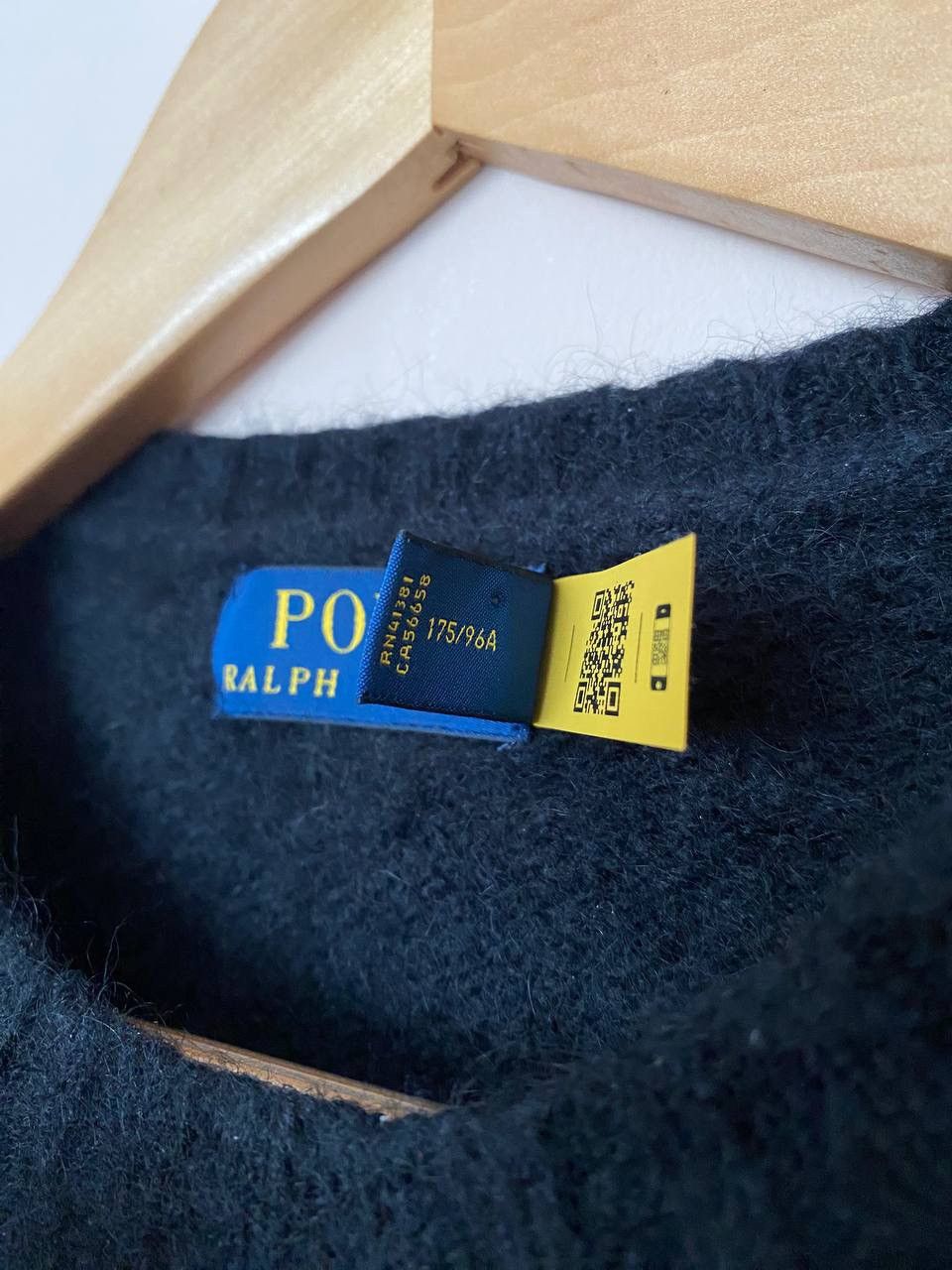 Polo Ralph Lauren Polo Ralph Lauren Sweater Black 100% Wool Crew Neck Mens M Size US M / EU 48-50 / 2 - 4 Thumbnail