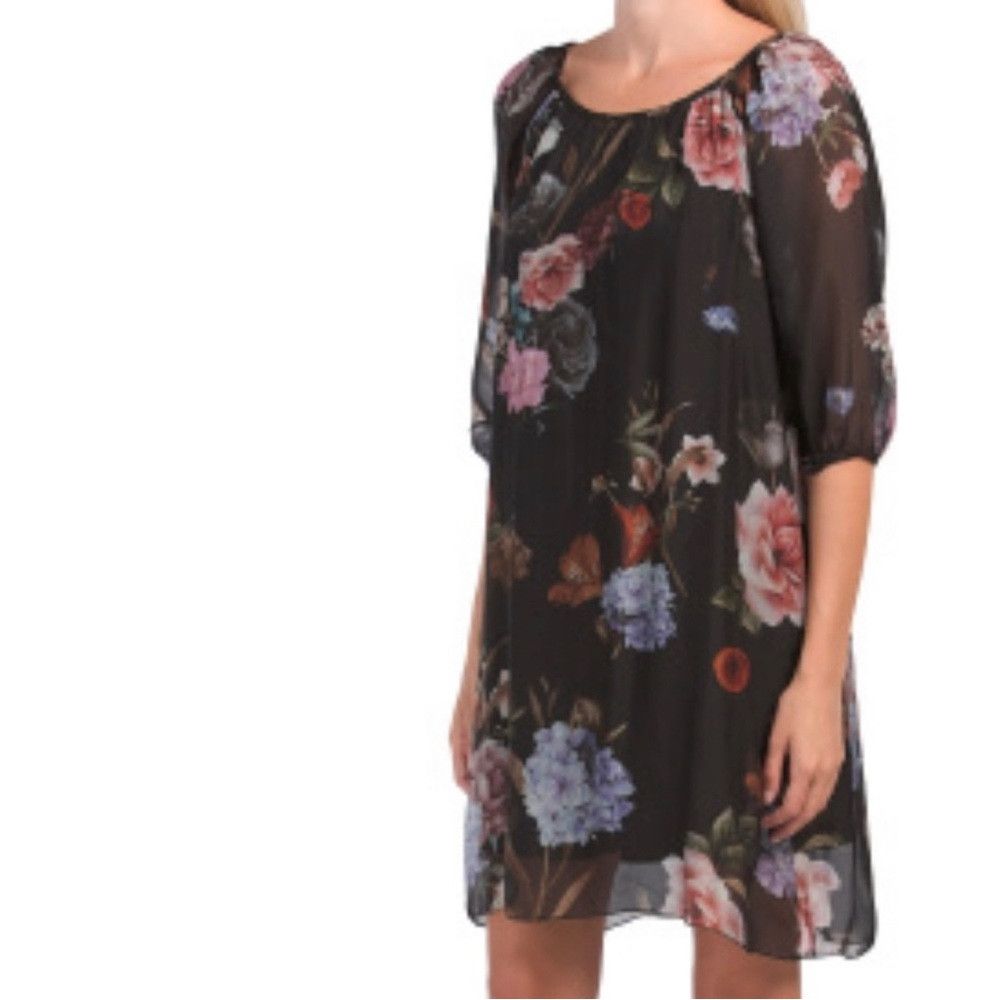 Other NWT New Bellambra Viscose Silk Floral Dress Size S Made In Size S / US 4 / IT 40 - 1 Thumbnail