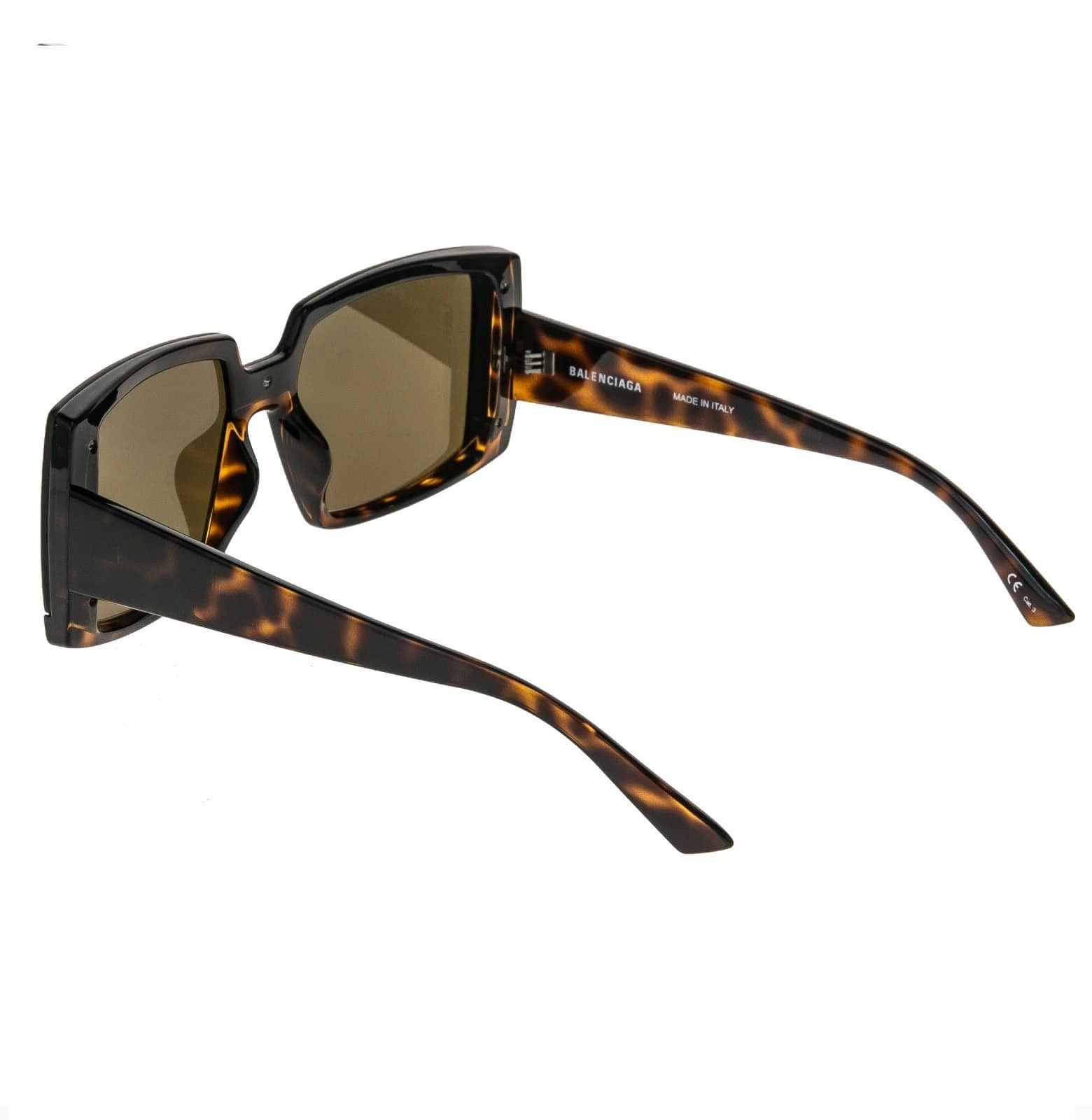 Balenciaga BALENCIAGA BB0081S Square Brown Gold Mirror 0081 005 Size ONE SIZE - 7 Thumbnail