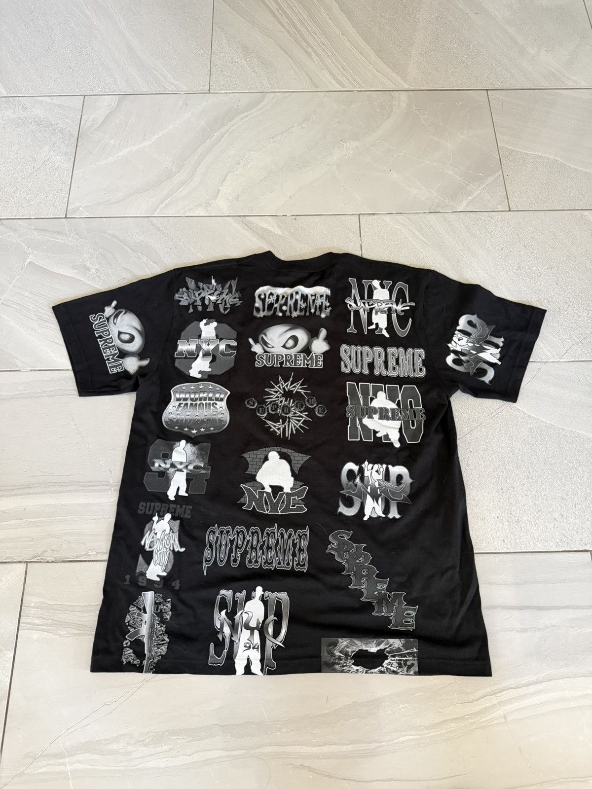 Supreme Supreme Flash Tee Size US L / EU 52-54 / 3 - 2 Thumbnail