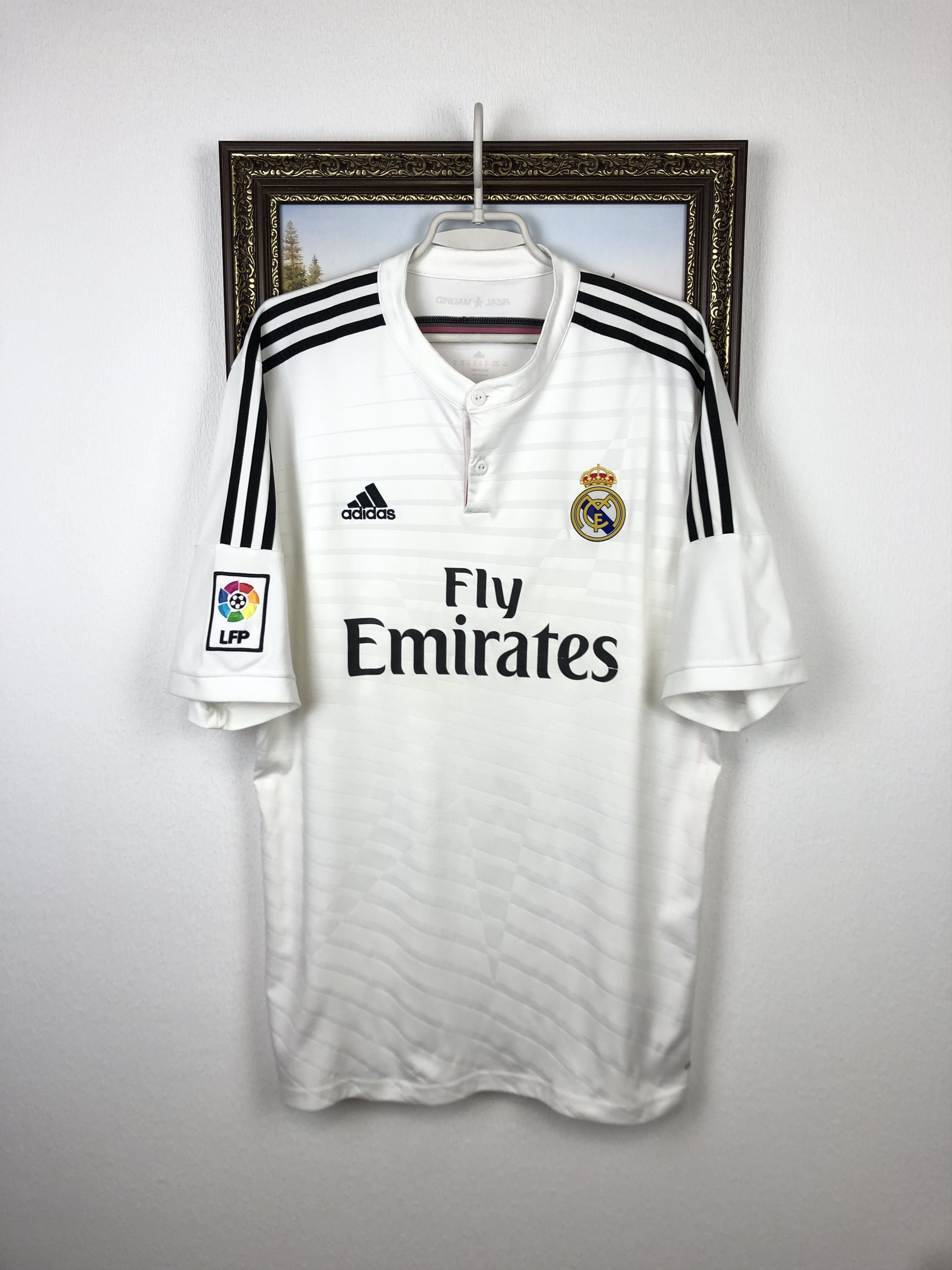 Adidas Real Madrid Home football shirt 2014 Soccer Adidas Jersey Size US XXL / EU 58 / 5 - 1 Thumbnail