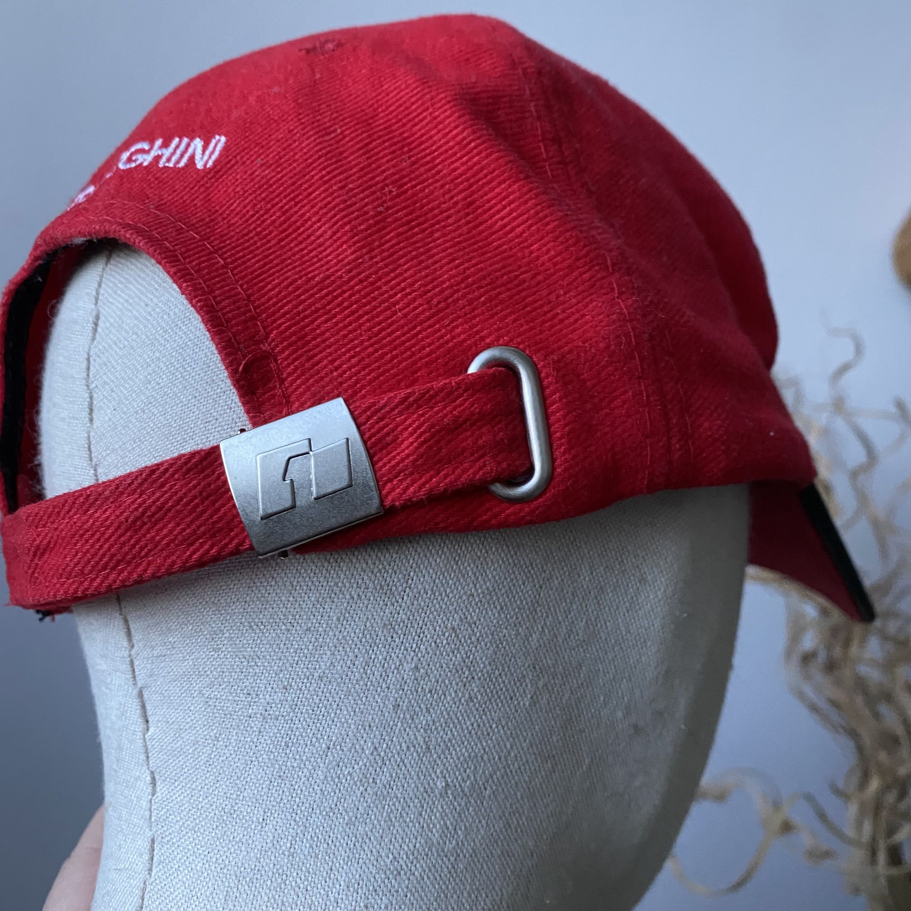 Ferrari 🏎️Vintage F1 Racing Lamborghini Cap Center logo Y2K Ferrari Size ONE SIZE - 4 Thumbnail