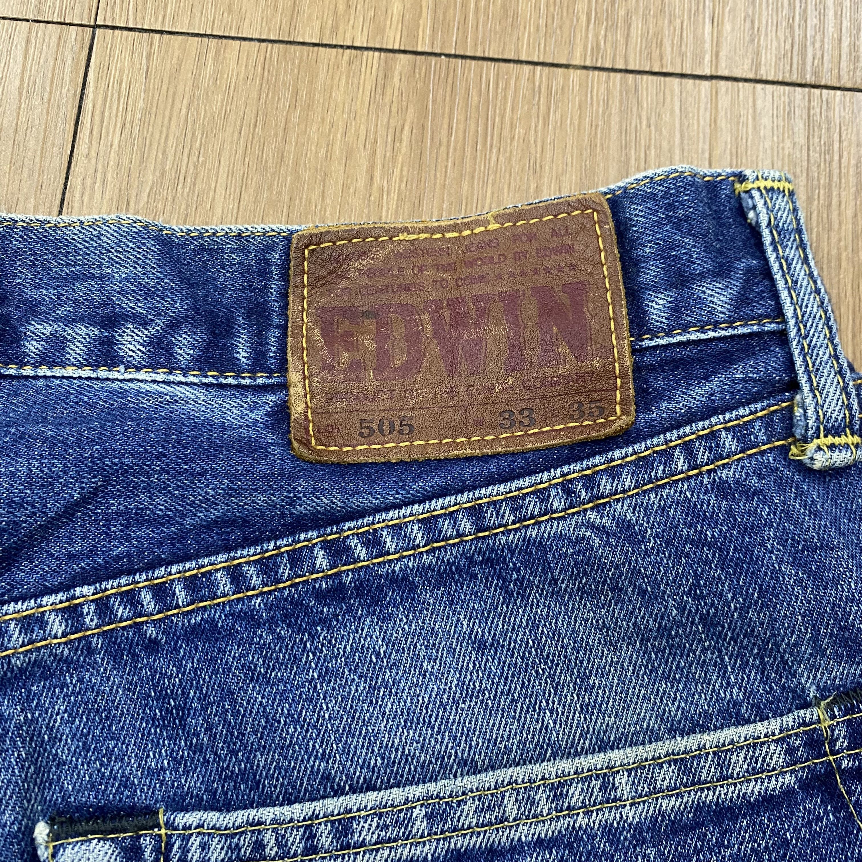 Edwin × Vintage Vintage Edwin Jeans CD160 Size US 33 - 8 Thumbnail