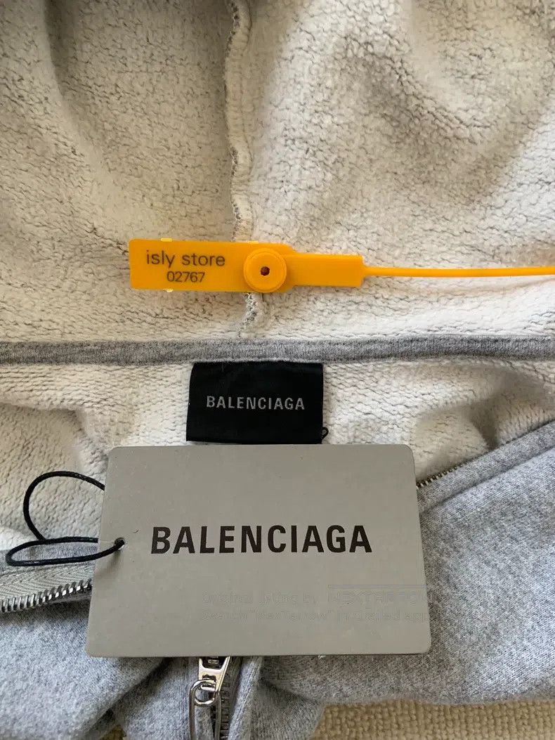 Balenciaga Balenciaga Hooded Zip-Up Long Sleeve Sweatshirt Size US S / EU 44-46 / 1 - 5 Thumbnail