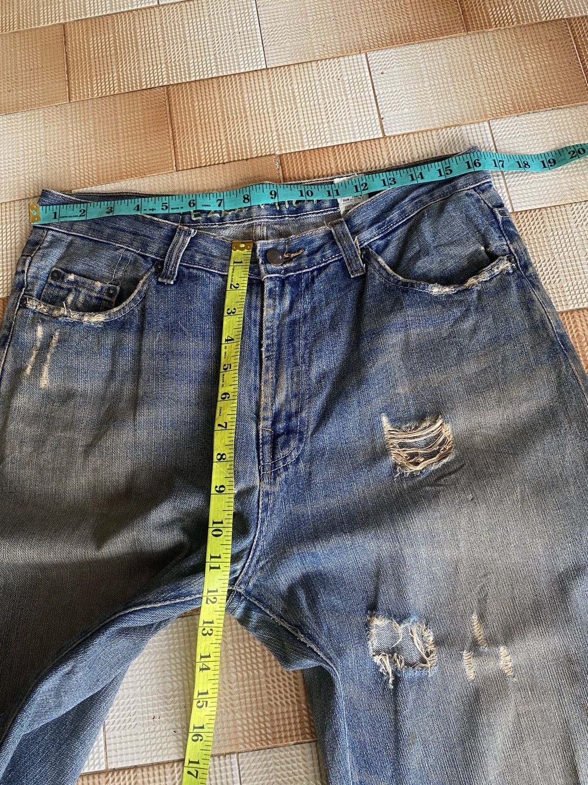 Beauty Beast × PPFM Vintage ezra stitch flare denim Size US 30 / EU 46 - 6 Thumbnail