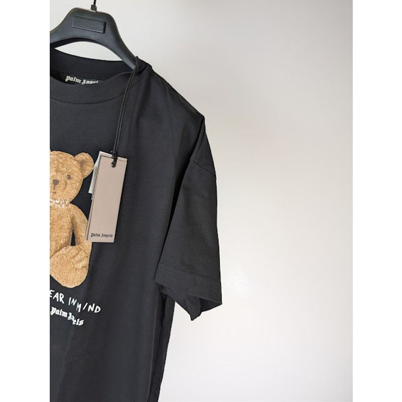 Palm Angels o1rshd1 Bear in Mind Regular T-Shirt in Black / Brown Size US XXL / EU 58 / 5 - 5 Thumbnail
